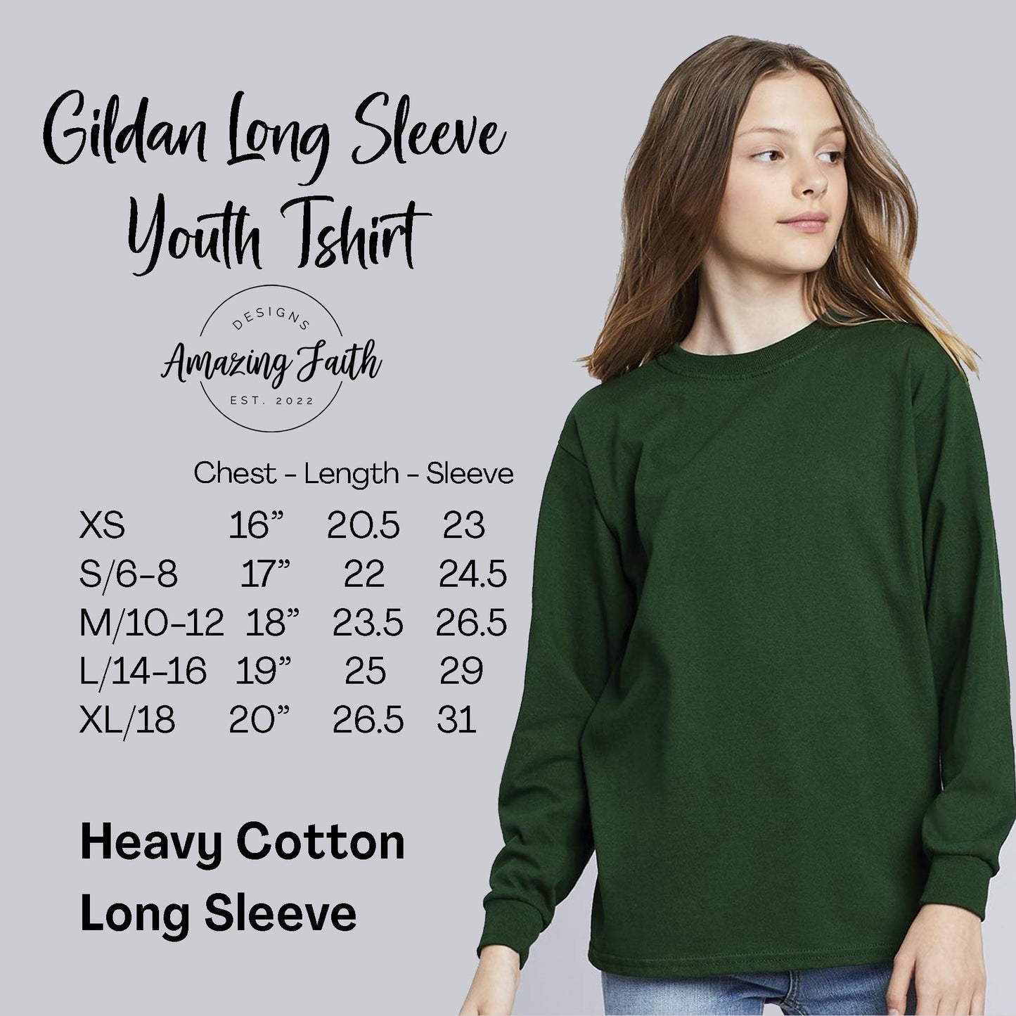 God Says You Are - Flowers Christian Affirmation Youth Sweatshirt - Amazing Faith Designs