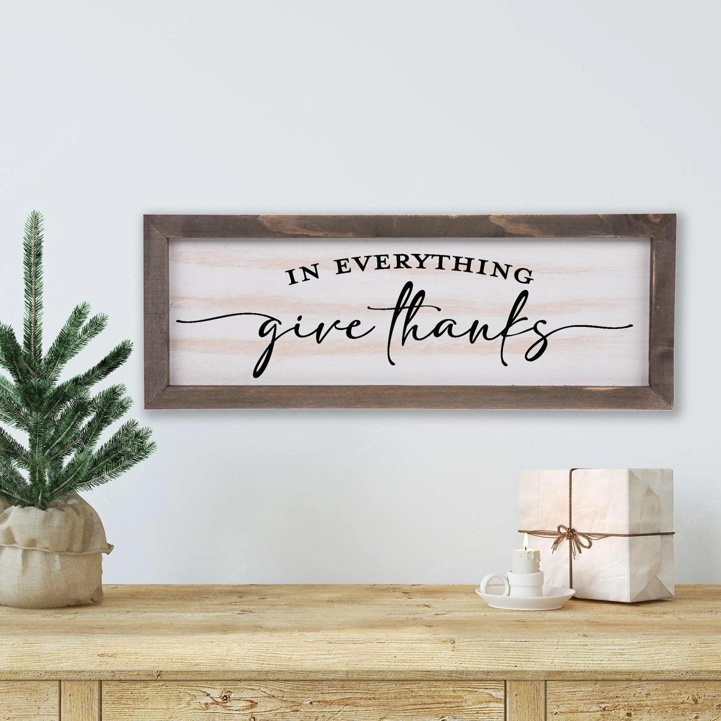 Give Thanks Christian Wall Art amazingfaithdesigns