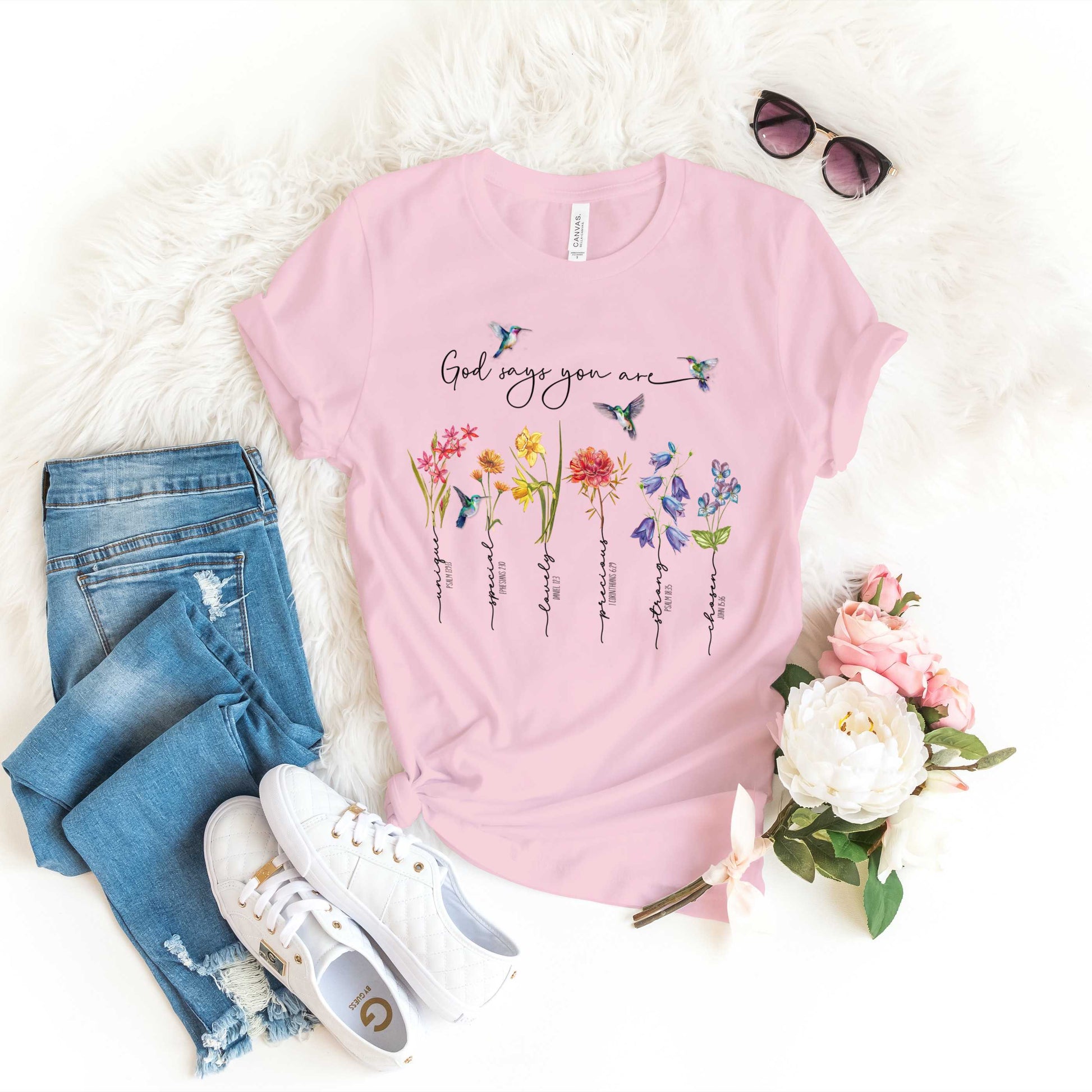 God Says You Are Wildflower Shirt Awkward Styles