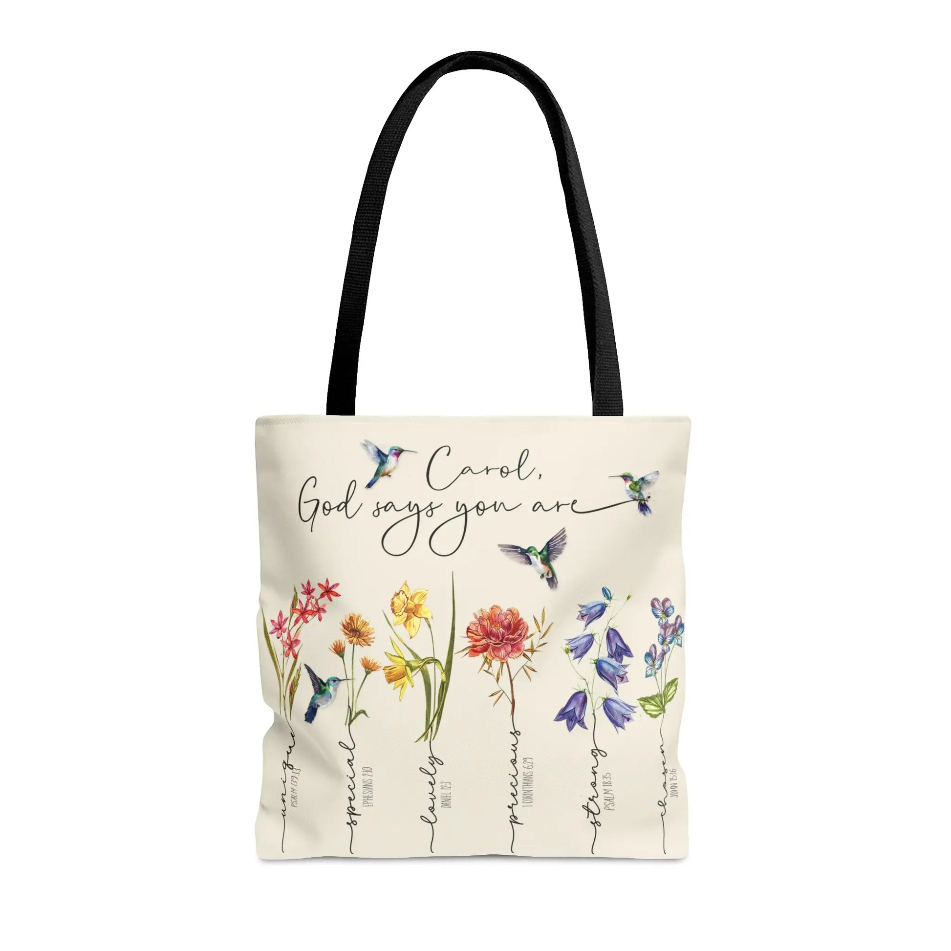 God Says You Are Wildflowers Tote Bag, Personalized Tote Bags, Bridesmaid Tote, Beach Tote, Bridesmaid Gift, Bridal Party Gifts, Wedding Welcome Bag Printify