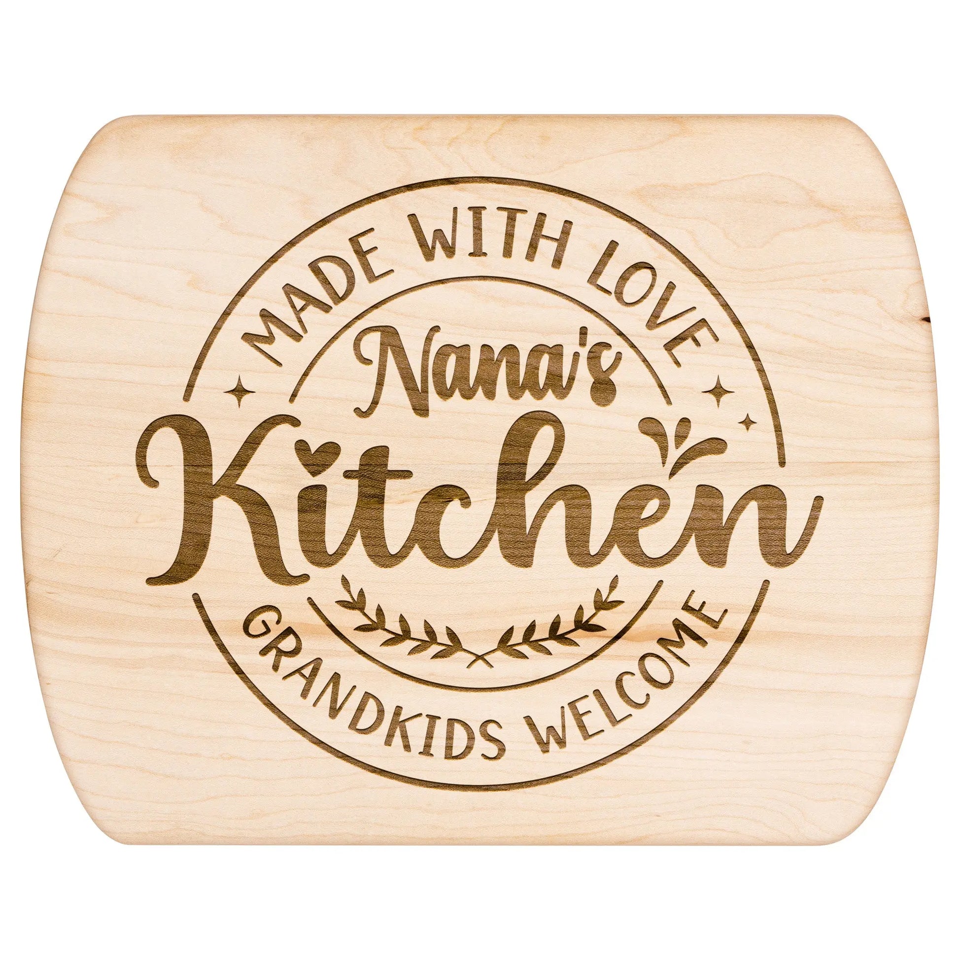 Grandma's Kitchen Wood Cutting Board, Personalized Cutting Board, Nana, Mama, Grammy, Mimi teelaunch