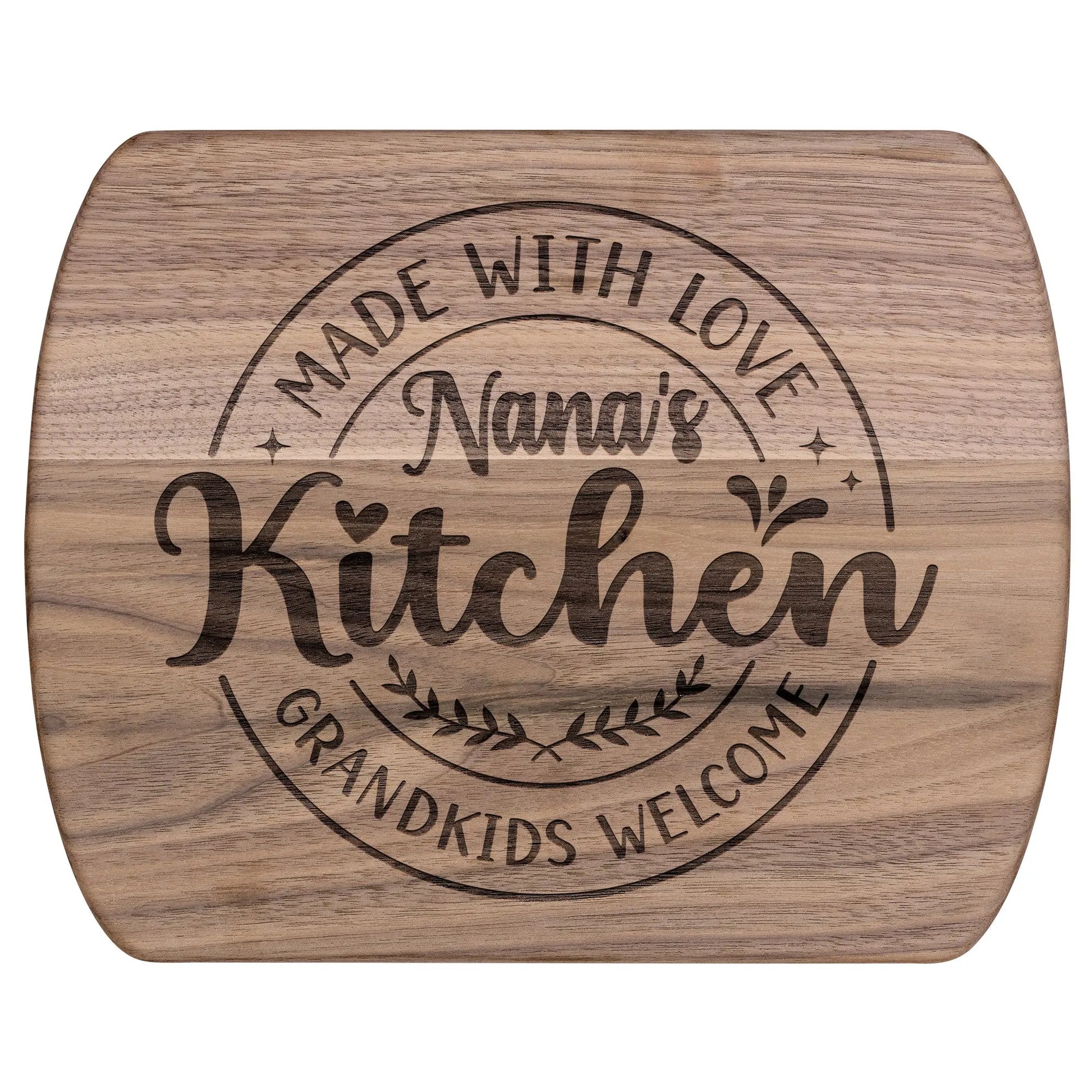 Grandma's Kitchen Wood Cutting Board, Personalized Cutting Board, Nana, Mama, Grammy, Mimi teelaunch