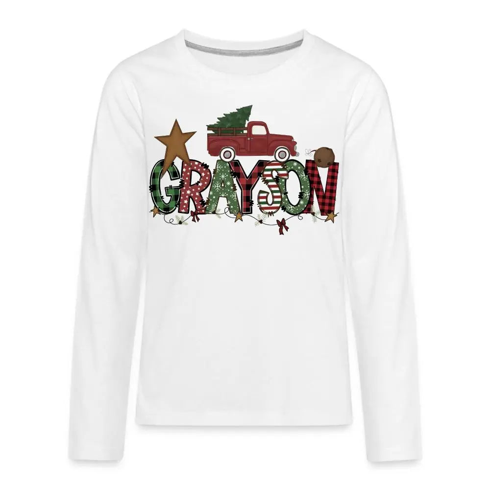 Grayson Christmas Premium Long Sleeve T-Shirt SPOD