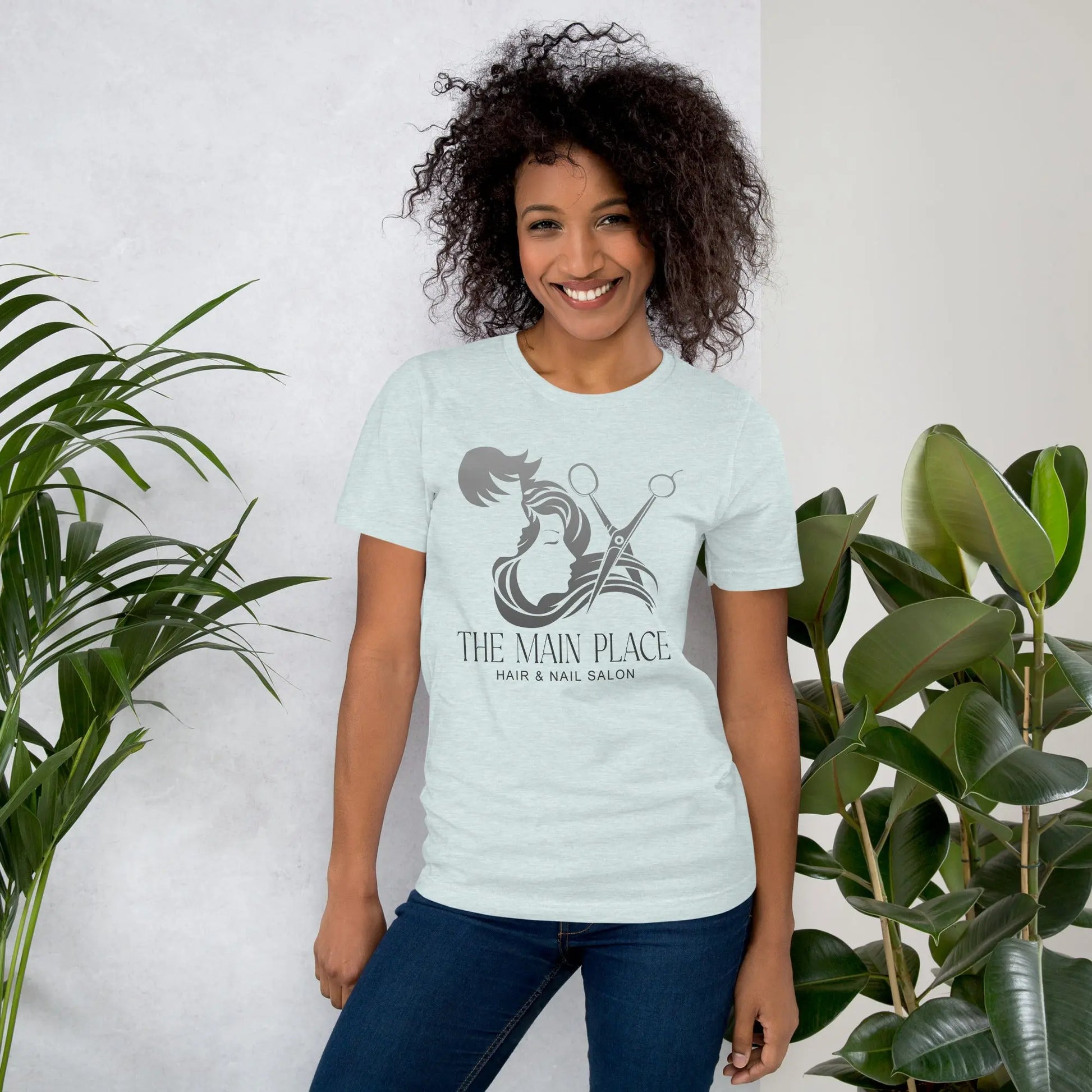 Hair Salon Personalized Unisex t-shirt Amazing Faith Designs