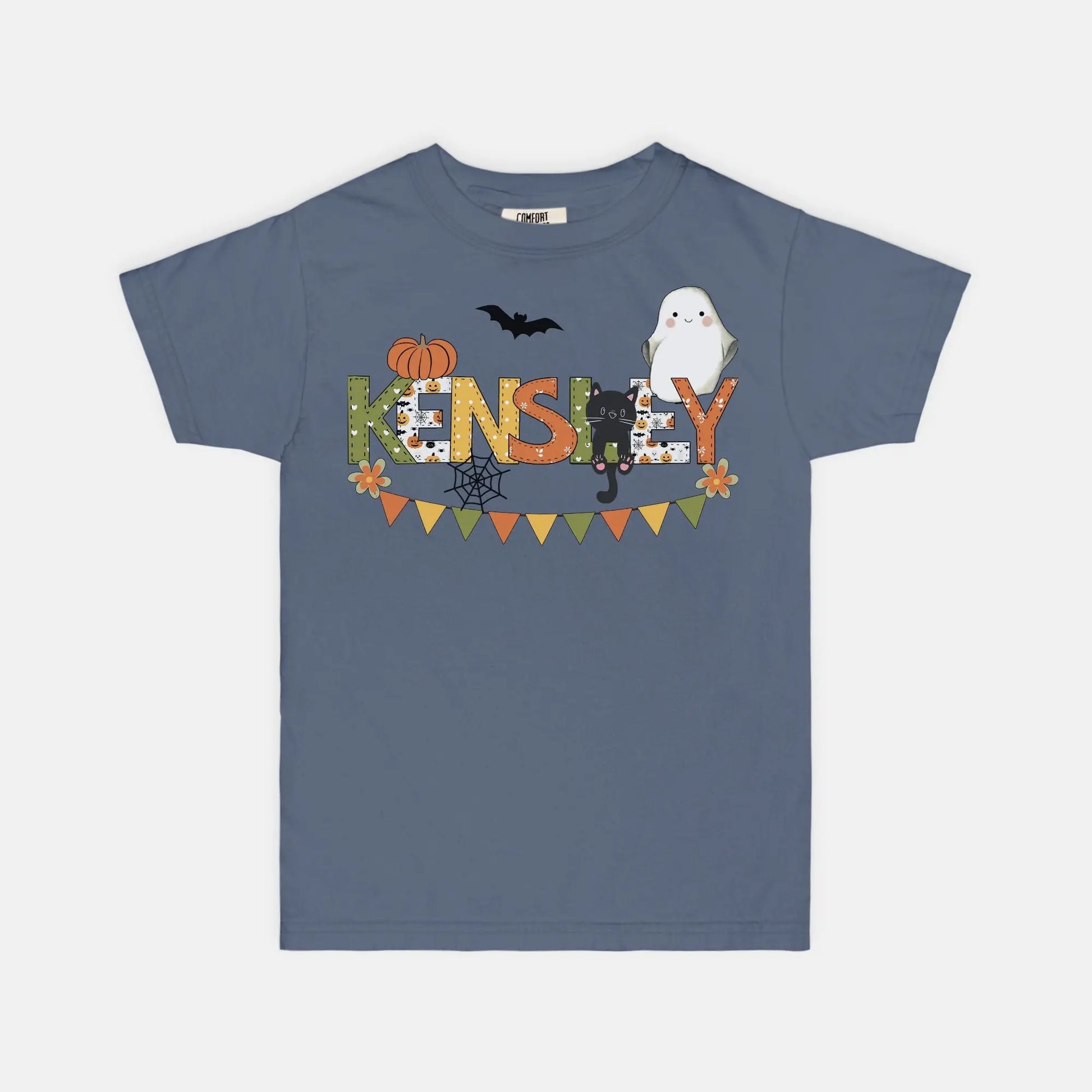 Halloween Personalized Comfort Color Youth Tee Amazing Faith Designs