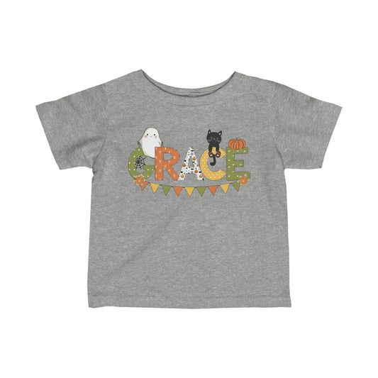 Halloween Personalized Infant Tshirt Printify