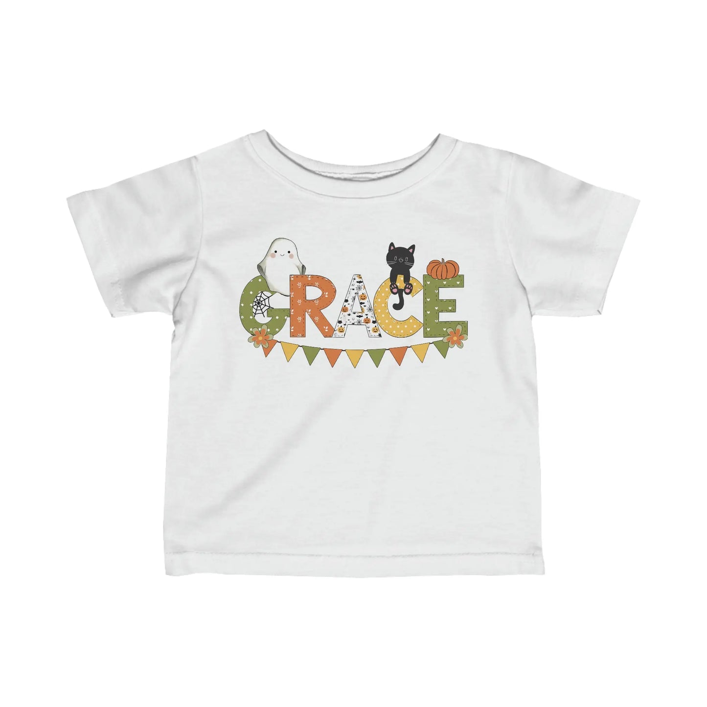 Halloween Personalized Infant Tshirt Printify