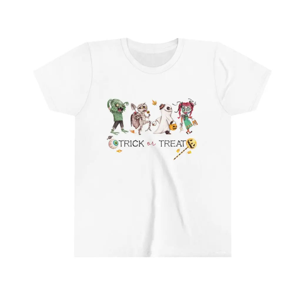 Halloween Trick or Treat Youth Child's T-shirt | October shirt, Cute Halloween Shirt - Amazing Faith Designs