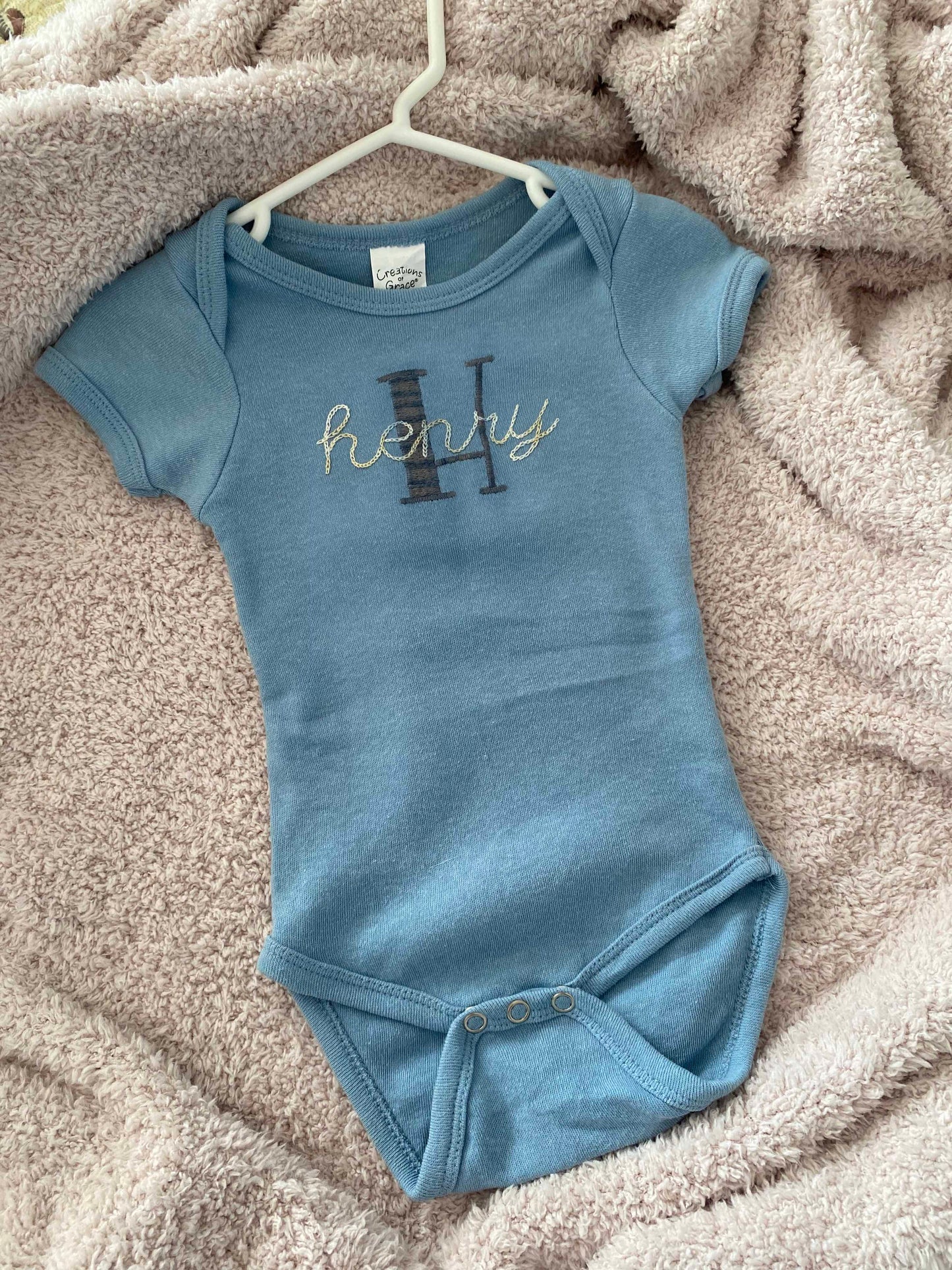 Hand Embroidered Child's Clothing Amazing Faith Designs