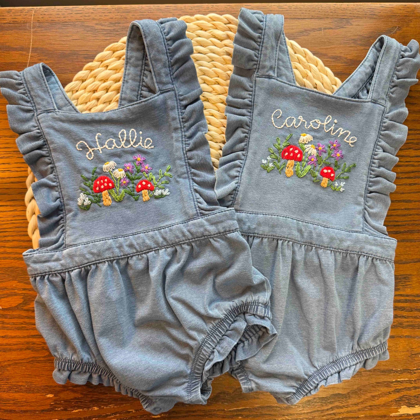 Hand Embroidered Ruffle Toddler Sundress Amazing Faith Designs