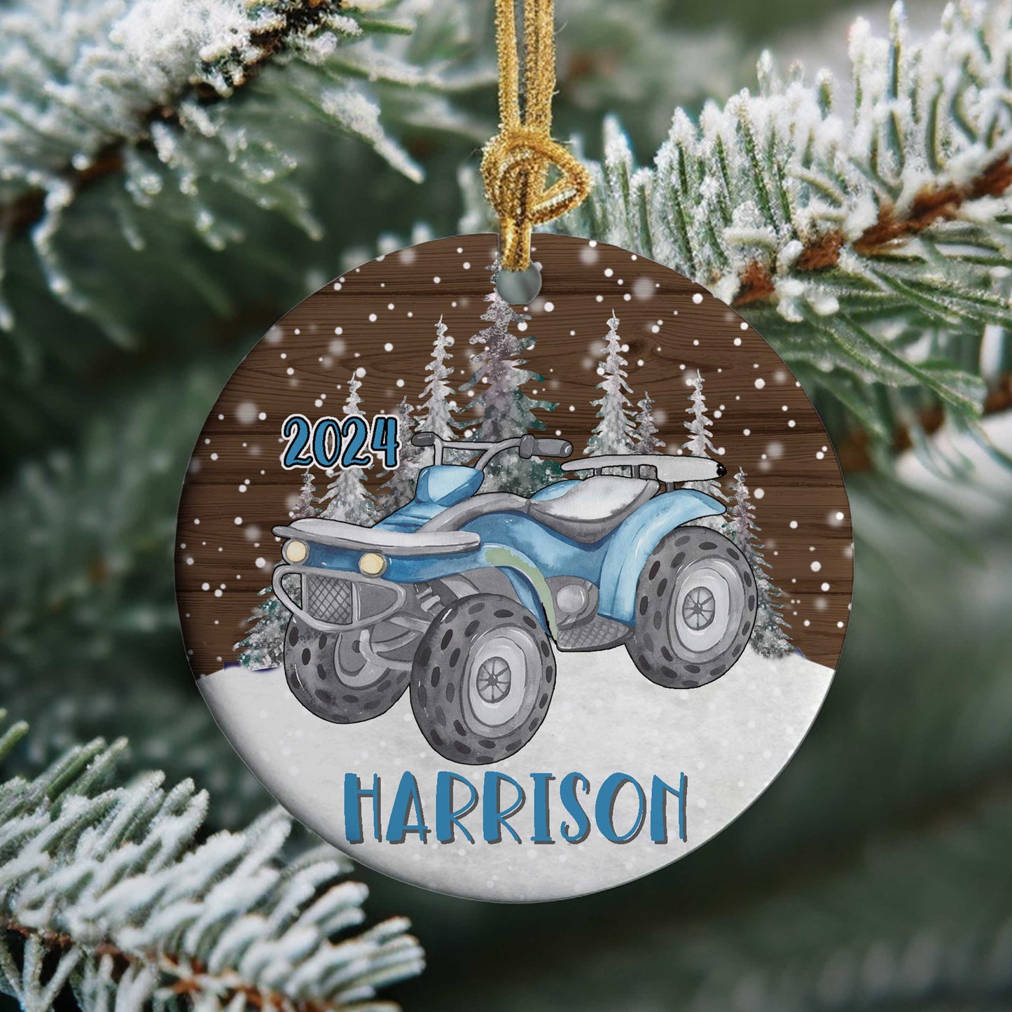 Kids Personalized Transportation Christmas Ornaments - Amazing Faith Designs