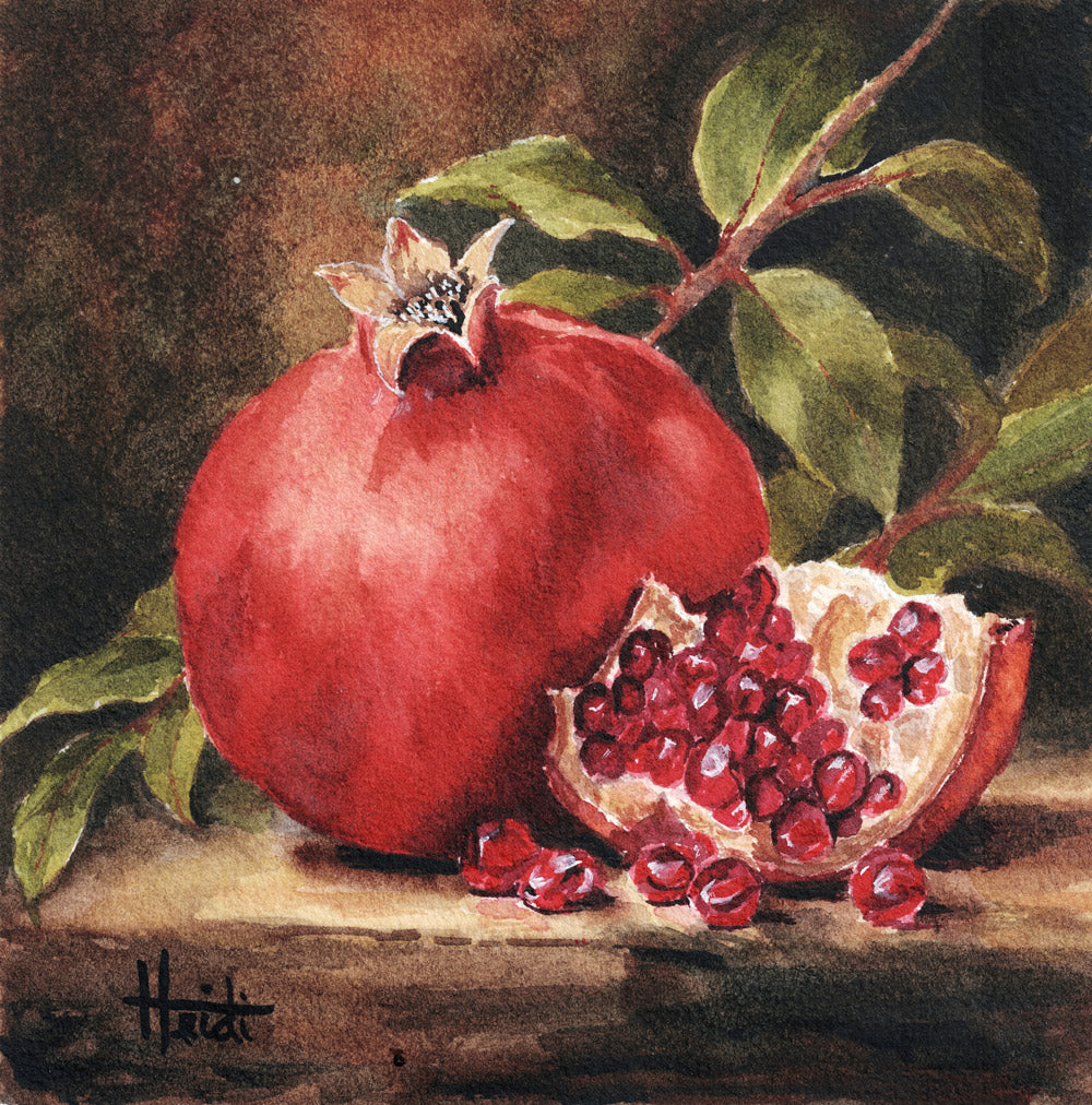 Harvest of Rubies Original Watercolor & Fine Art Prints - Amazing Faith Designs