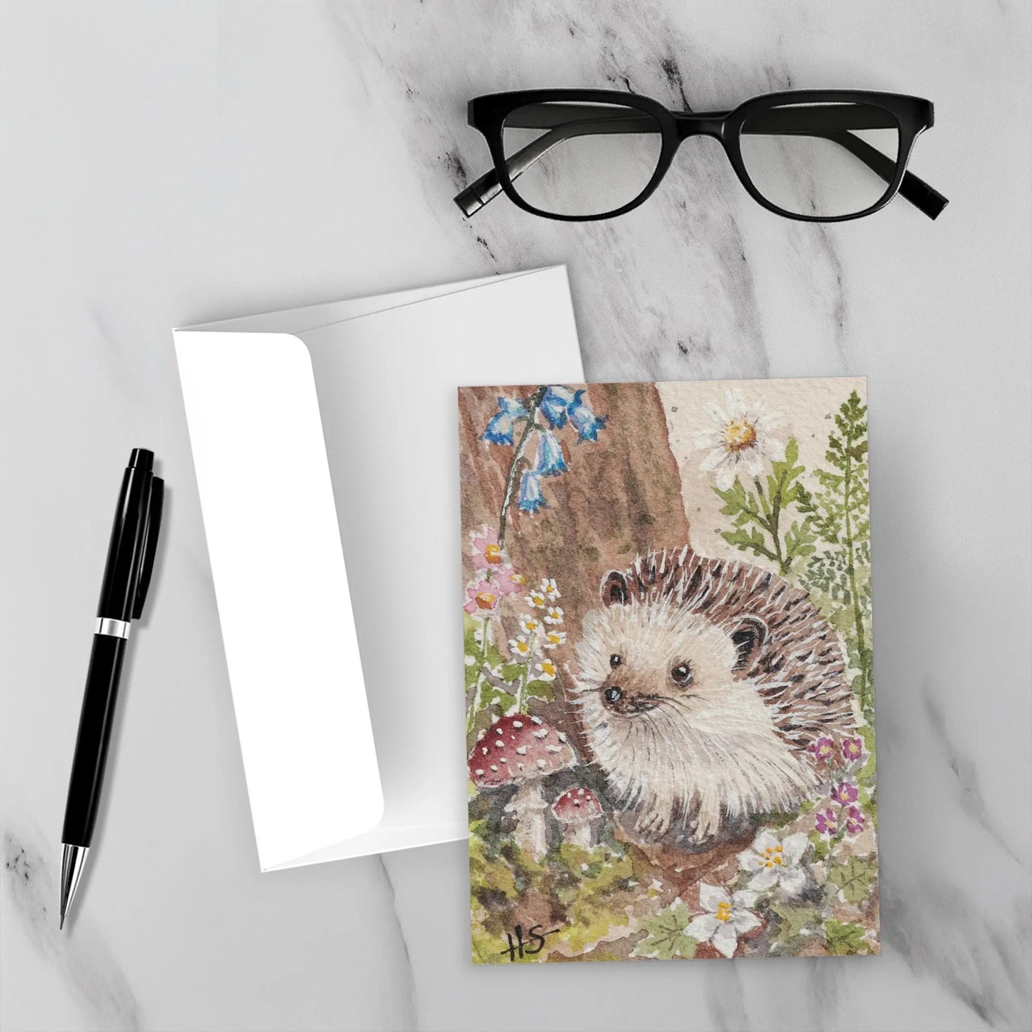 Hedgehog Woodland Greeting Cards (Copy) Amazing Faith Designs