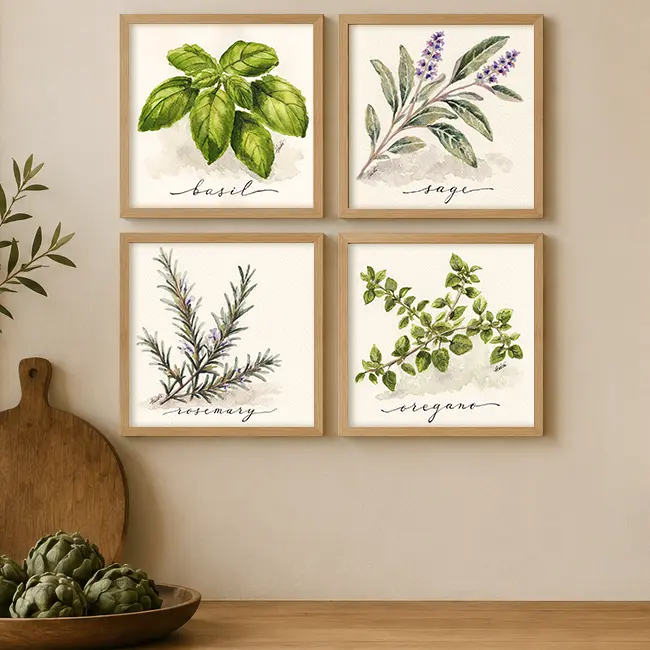 Herb Garden Series | Original Watercolors & Fine Art Prints Amazing Faith Designs
