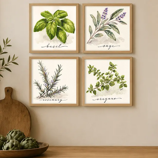 Herb Garden Series | Original Watercolors & Fine Art Prints Amazing Faith Designs