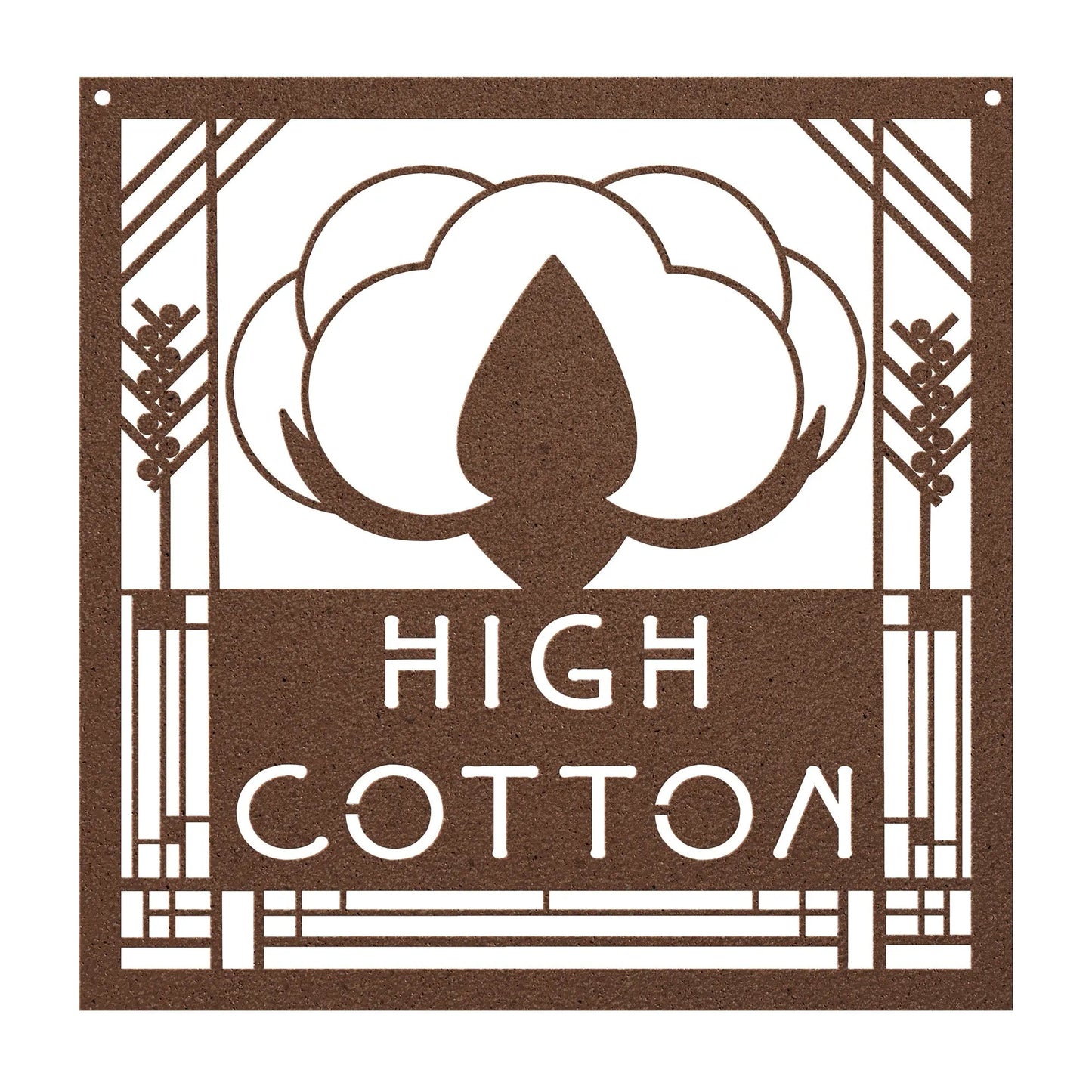 High Cotton Custom Metal Sign teelaunch