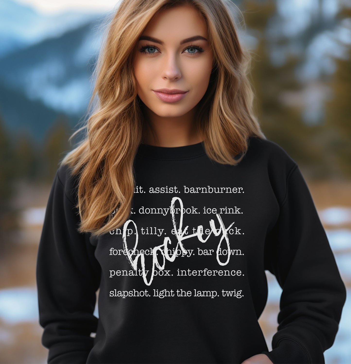 Hockey Sports Sweatshirt - Amazing Faith Designs