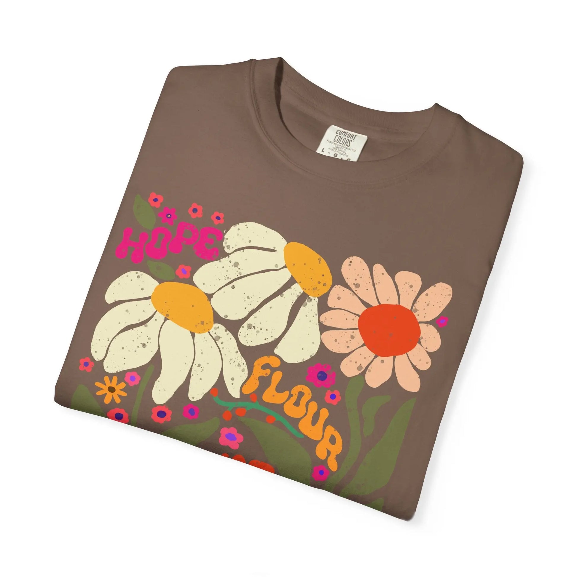 Hope Flour Water Salt Floral Unisex T-Shirt Printify