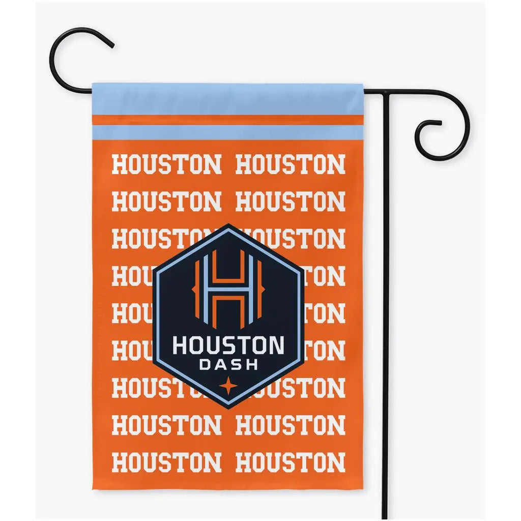 Houston Dash Custom Garden Flag Amazing Faith Designs