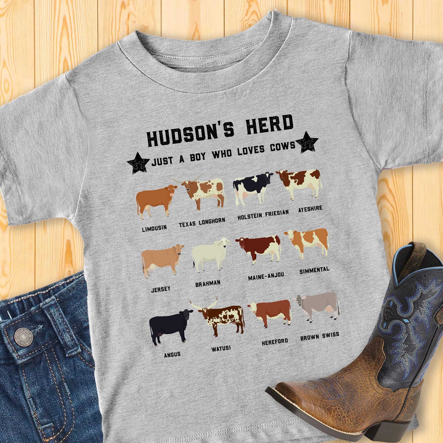 Cow Crew Toddler T-shirt - Amazing Faith Designs