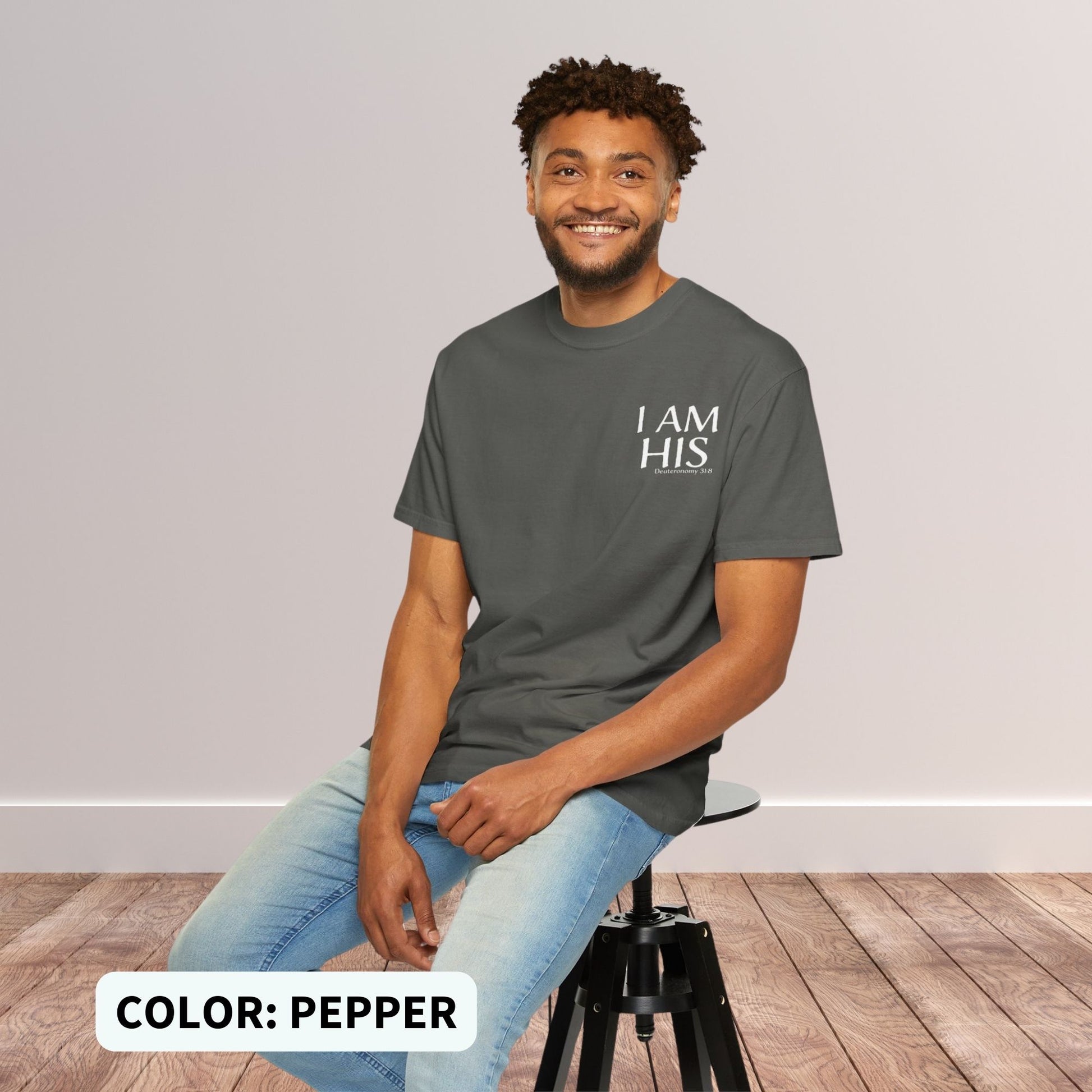 I Am His Christian Unisex T-shirt - Amazing Faith Designs