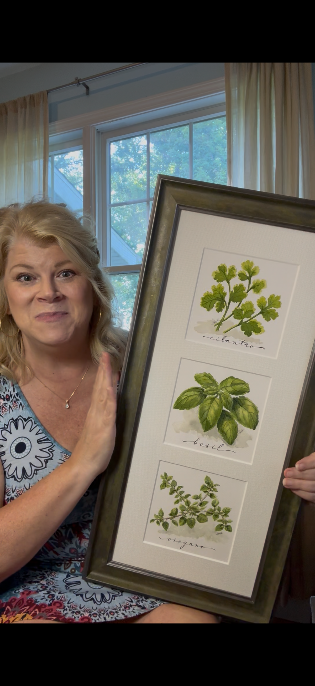 The Kitchen Garden— Original Watercolor Triptych