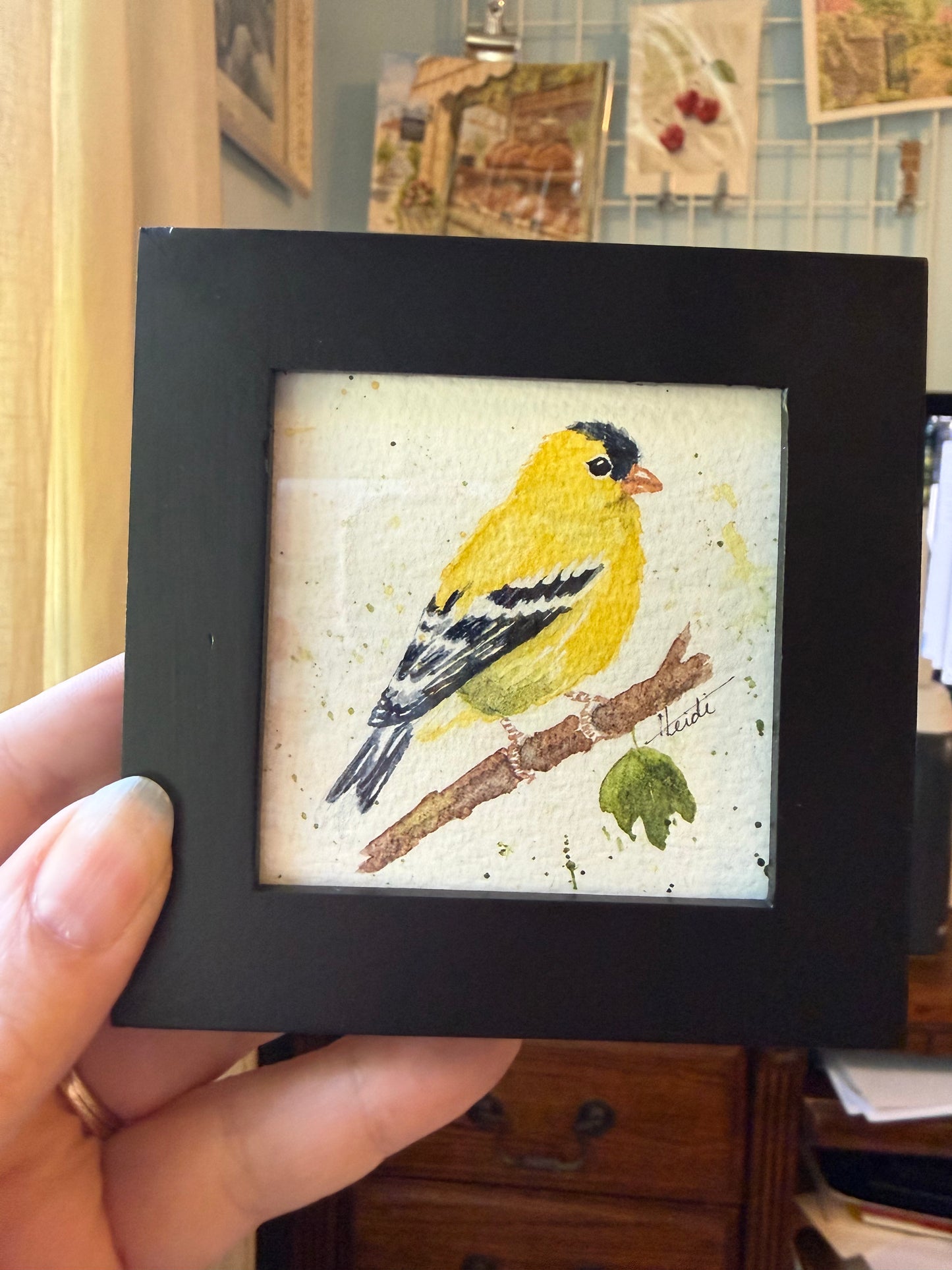 Mini Framed Watercolor Fine Art Print