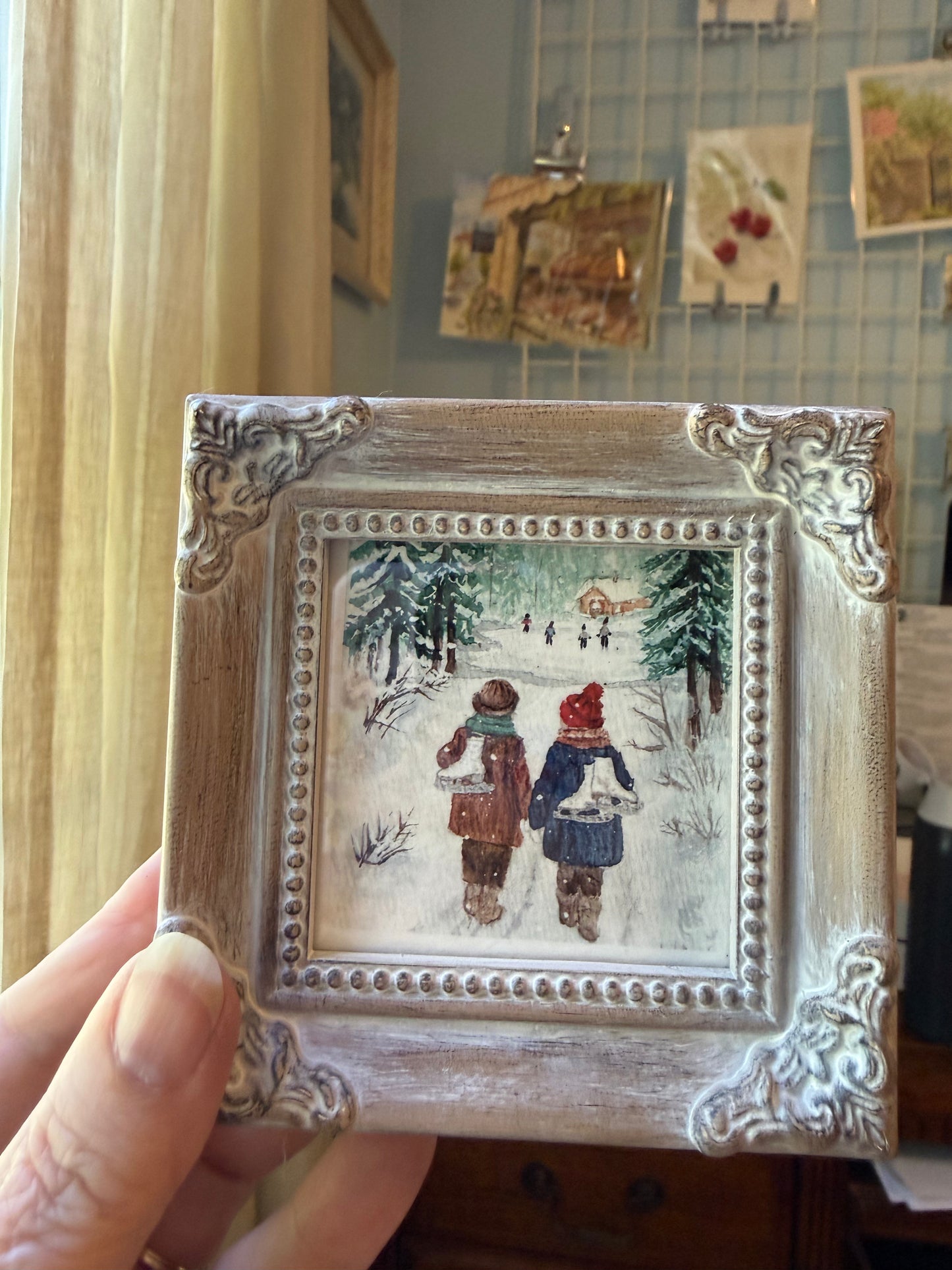 Mini Framed Watercolor Fine Art Print