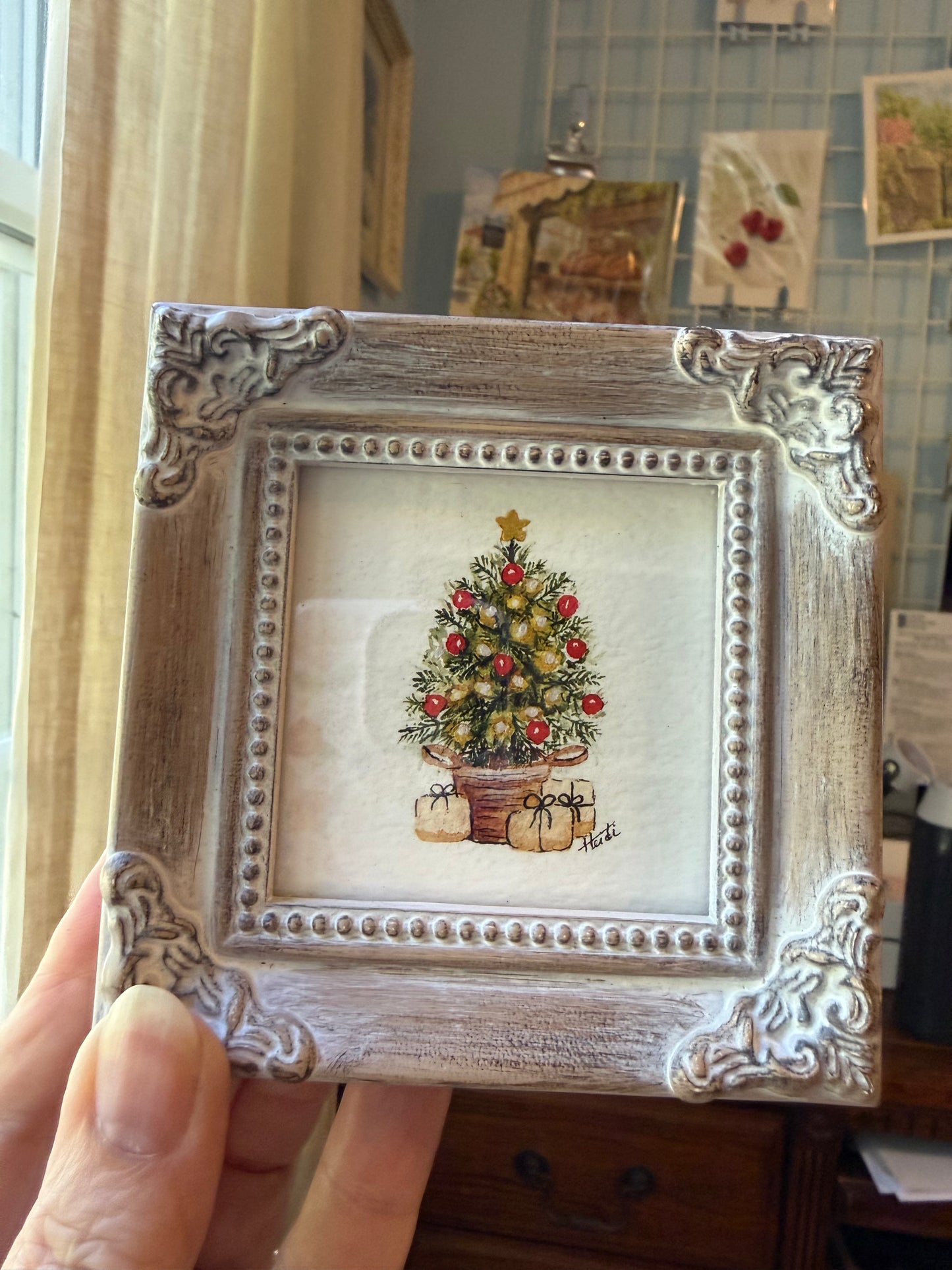 Mini Framed Watercolor Fine Art Print