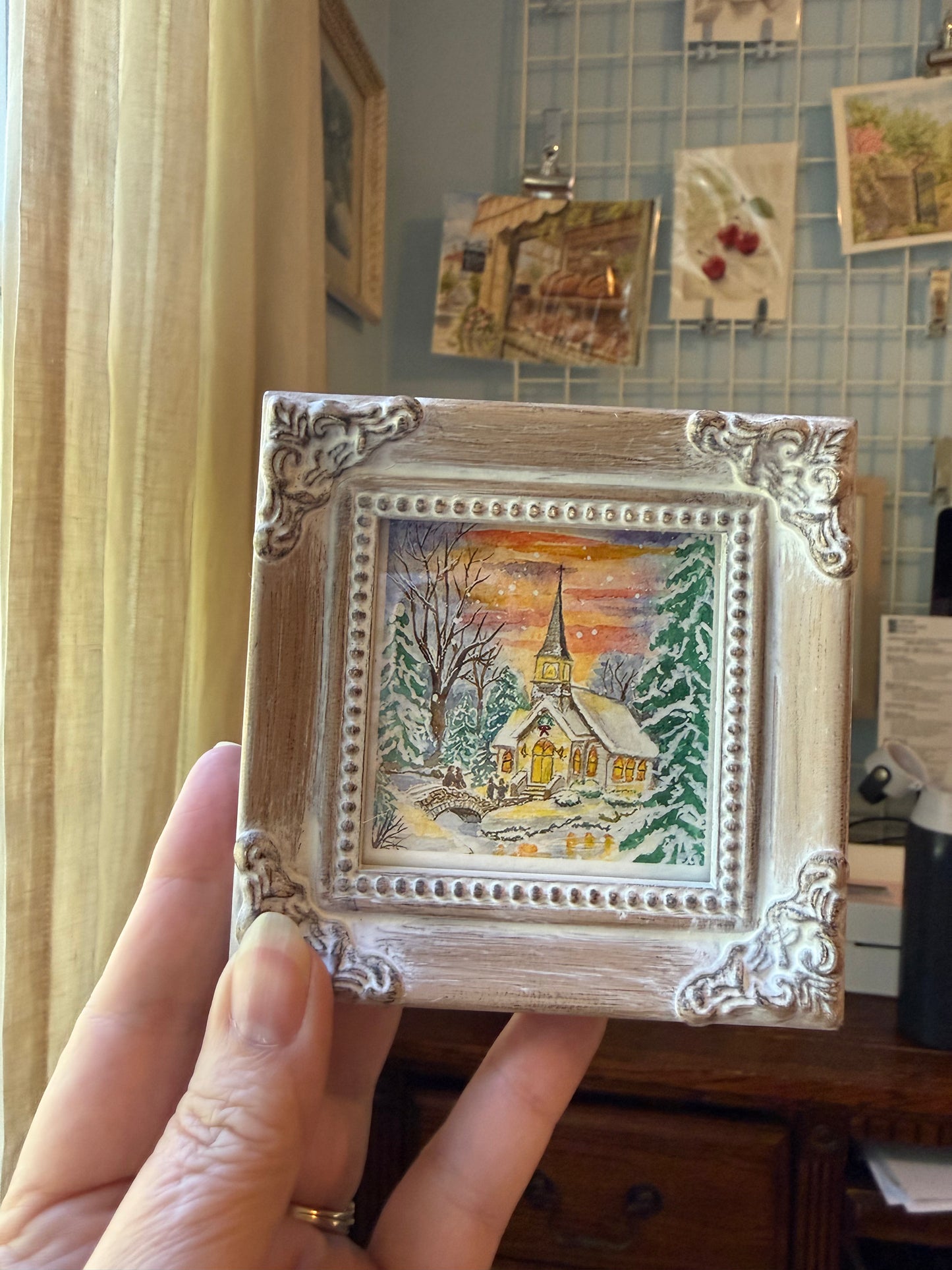 Mini Framed Watercolor Fine Art Print