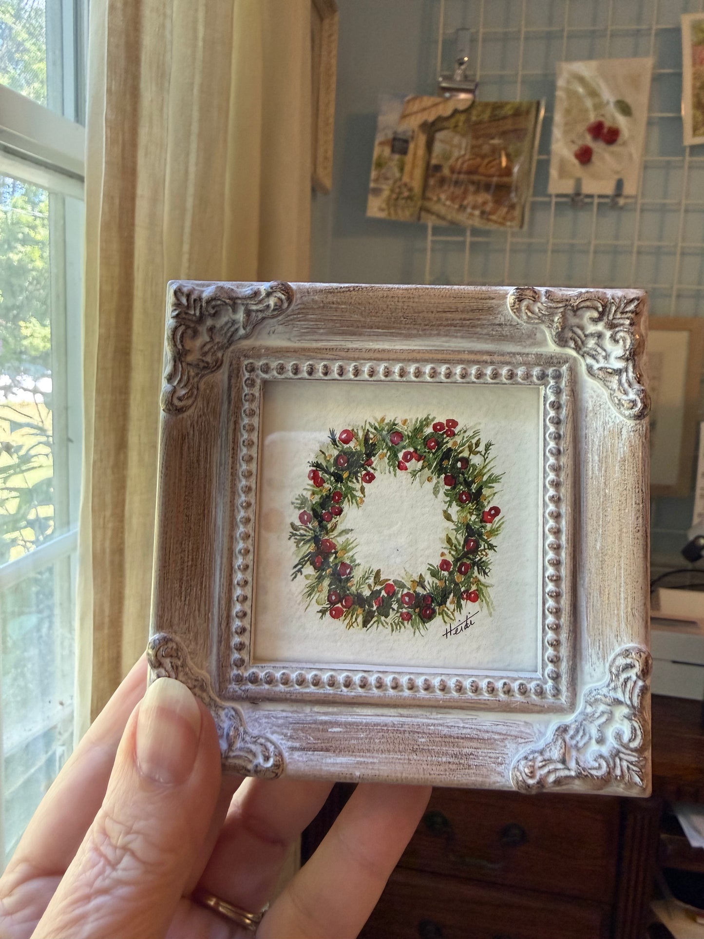 Mini Framed Watercolor Fine Art Print
