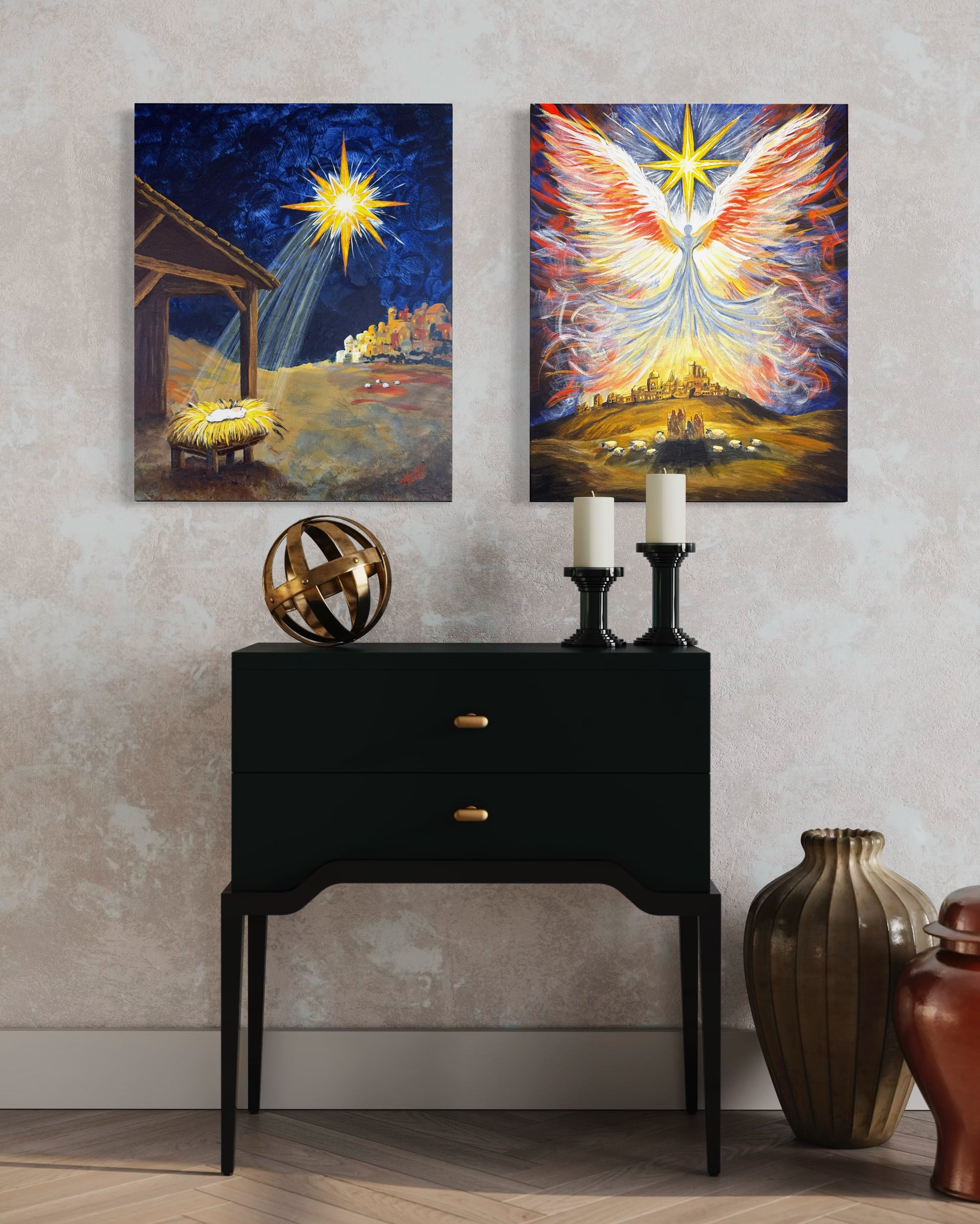 Peace On Earth - Original Acrylic Painting - Amazing Faith Designs