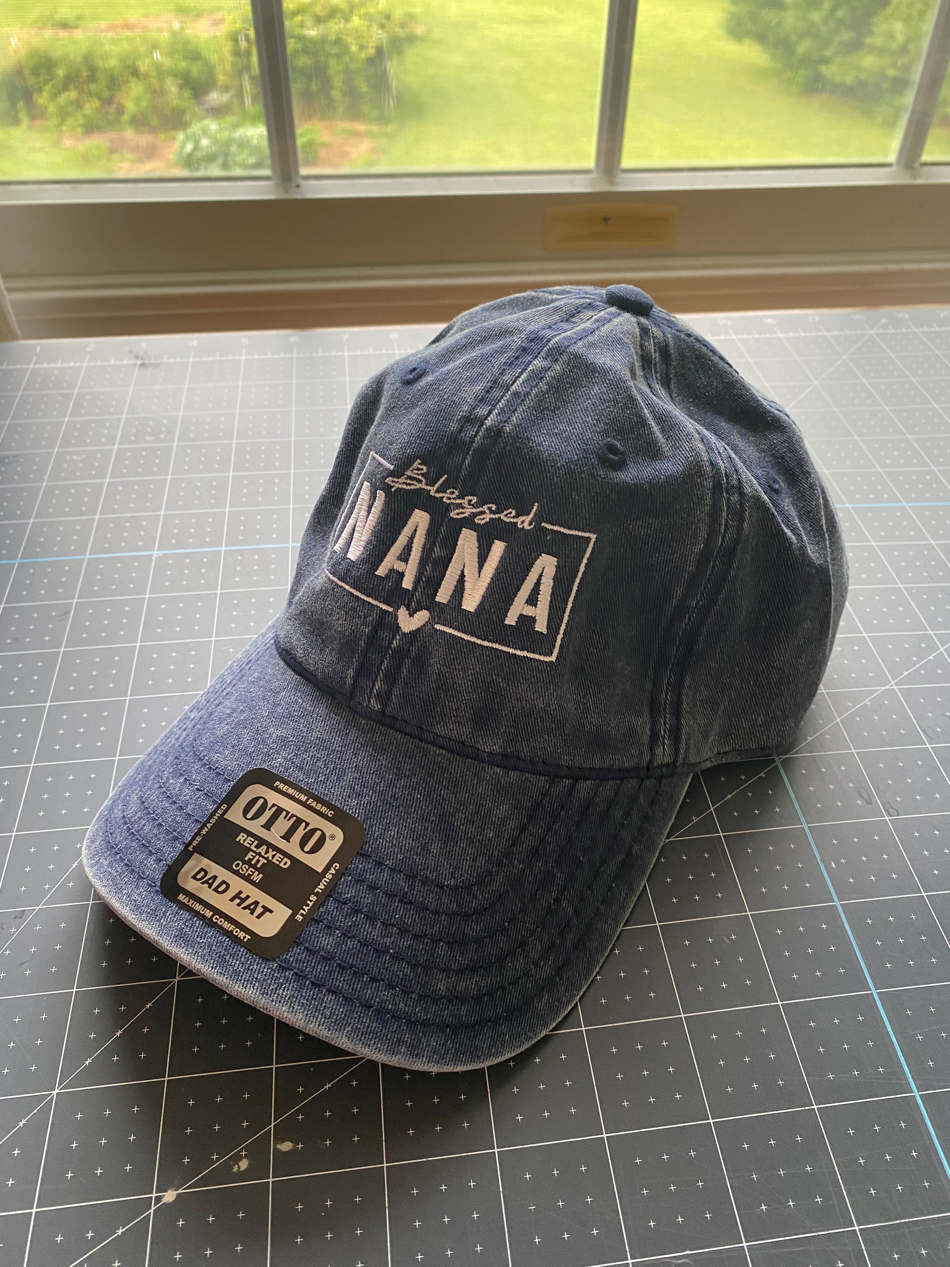 Custom Mom Embroidered Vintage Cotton Cap - Amazing Faith Designs