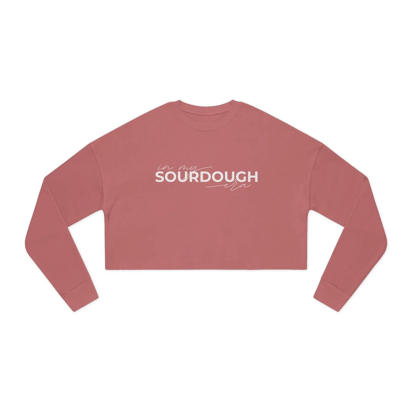 In My Sourdough Era Cropped Sweatshirt Printify