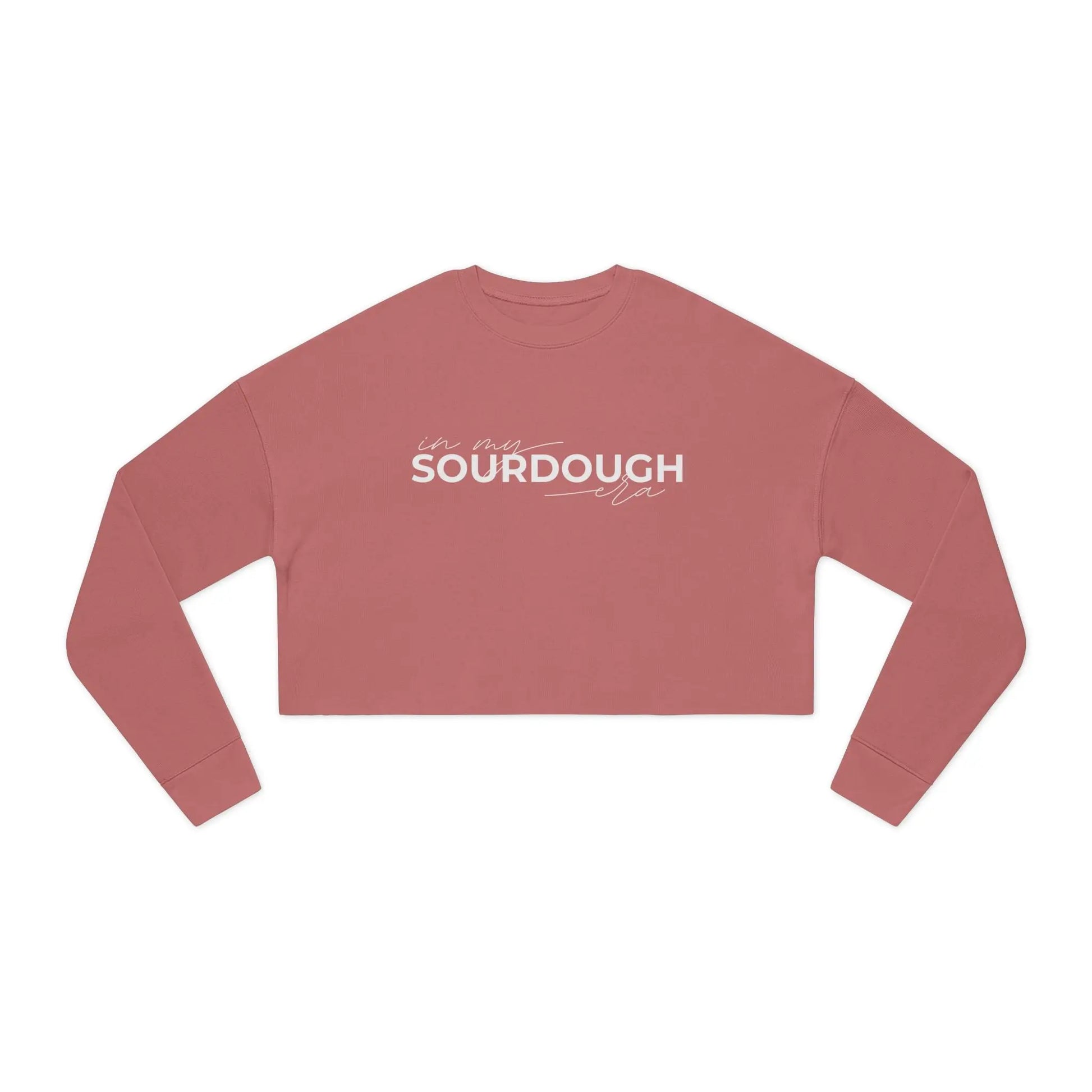 In My Sourdough Era Cropped Sweatshirt Printify