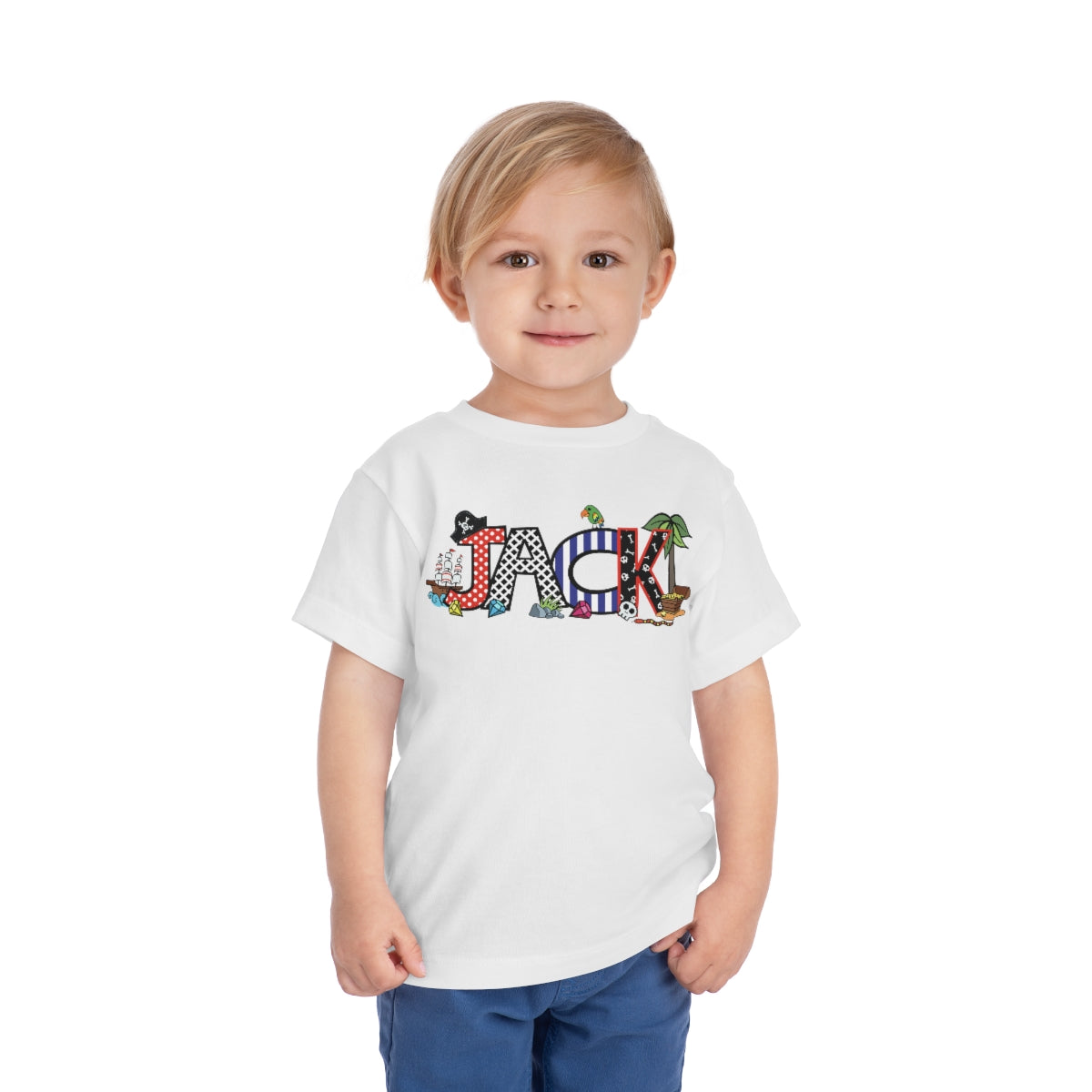 Pirate Personalized Toddler Shirt - Amazing Faith Designs