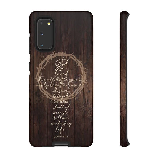 John 3:16 Christian Tough Cases | Samsung Printify