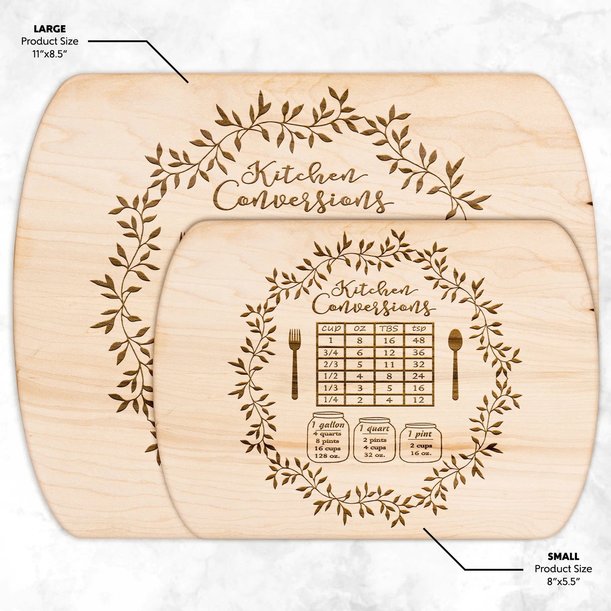 Kitchen Conversions Wood Cutting Board, Bridal Shower Gift, Wedding Gift teelaunch