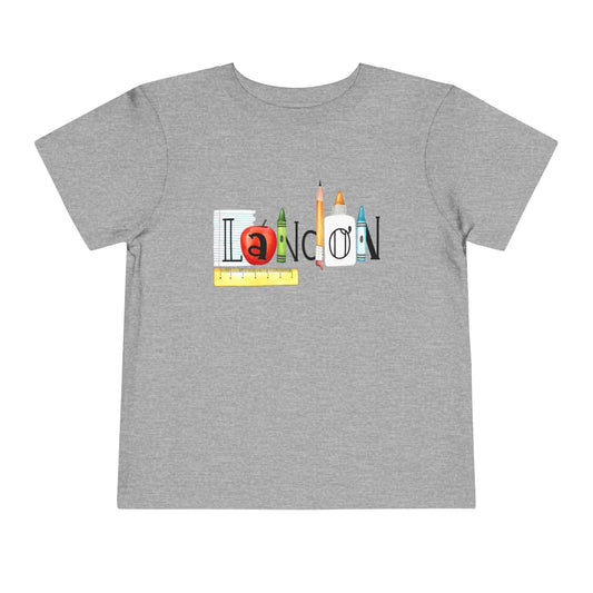 Landon Back to School Shirt - Toddler Printify