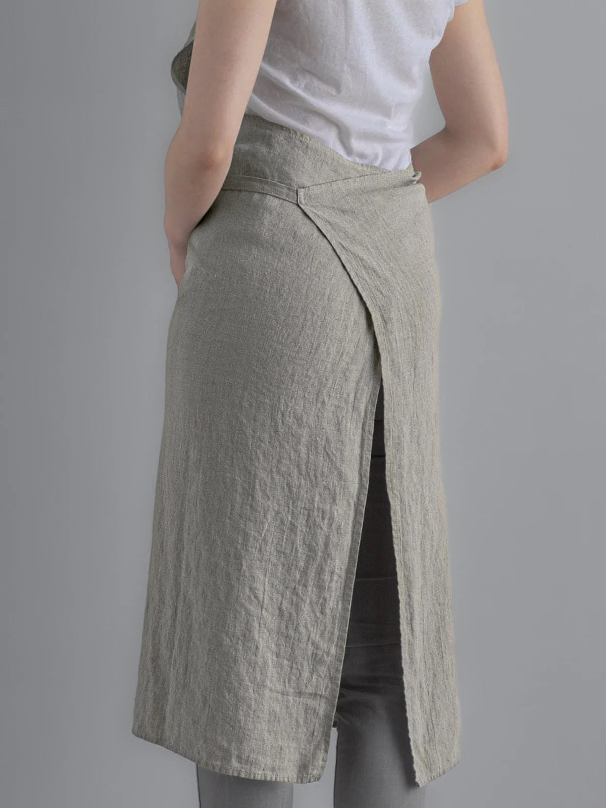 Hand Embroidered Linen Apron - Daily Bread - Amazing Faith Designs