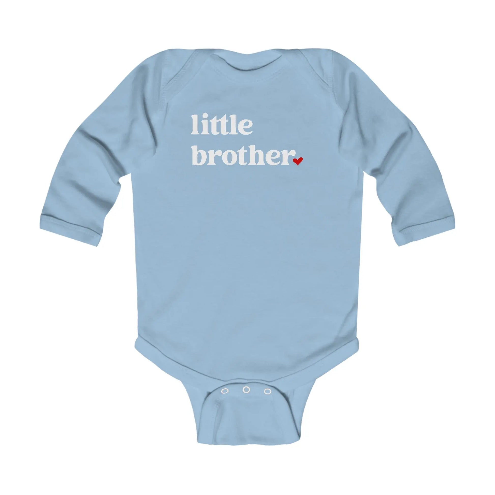 Little Brother Infant Long Sleeve Onesie Printify