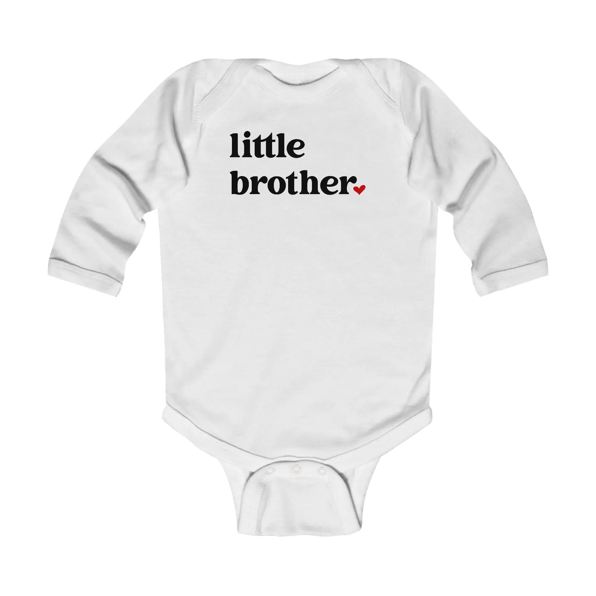 Little Brother Infant Long Sleeve Onesie Printify