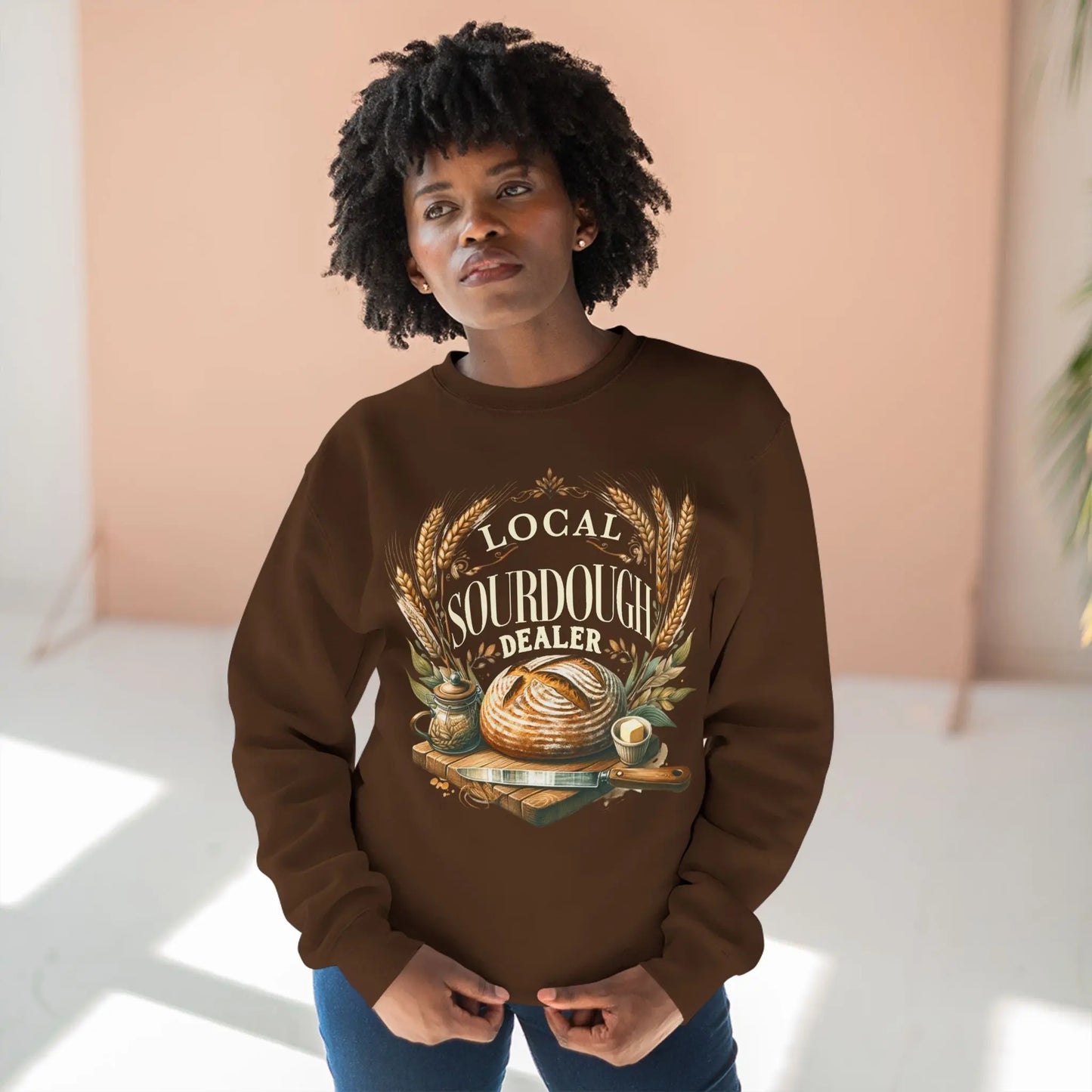 Local Sourdough Dealer Sweatshirt Printify