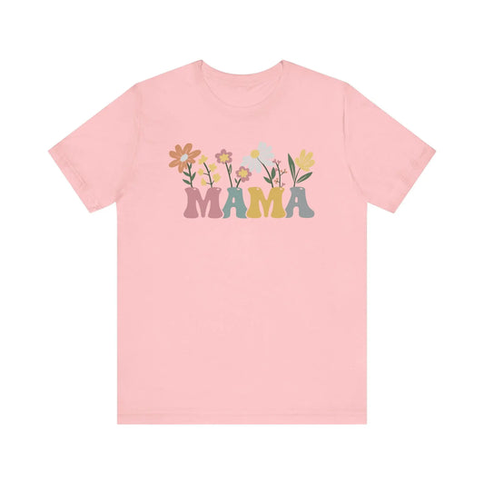 Mama Flower Name Unisex Shirt Printify