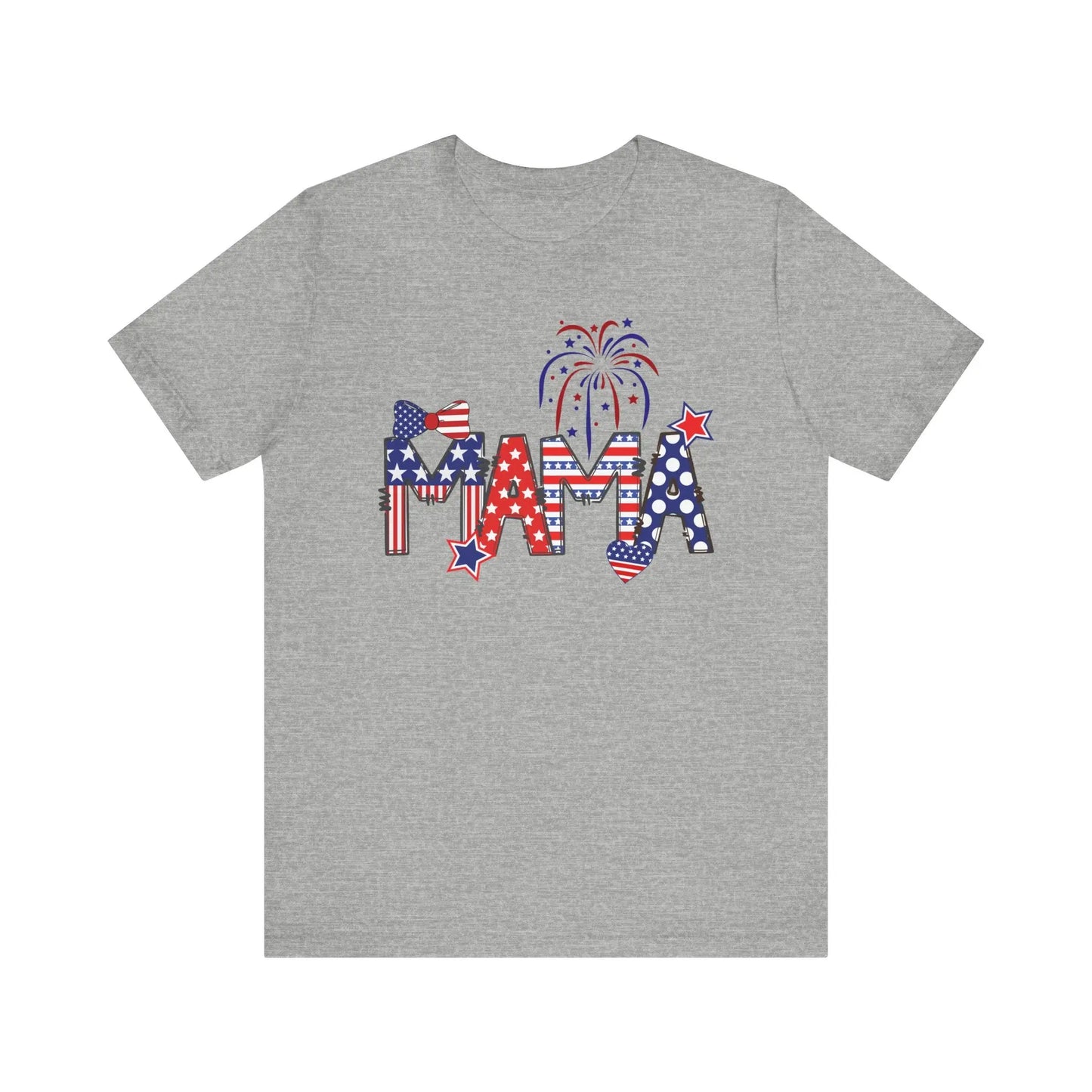 Mama Fourth of July Patriotic Shirt Printify