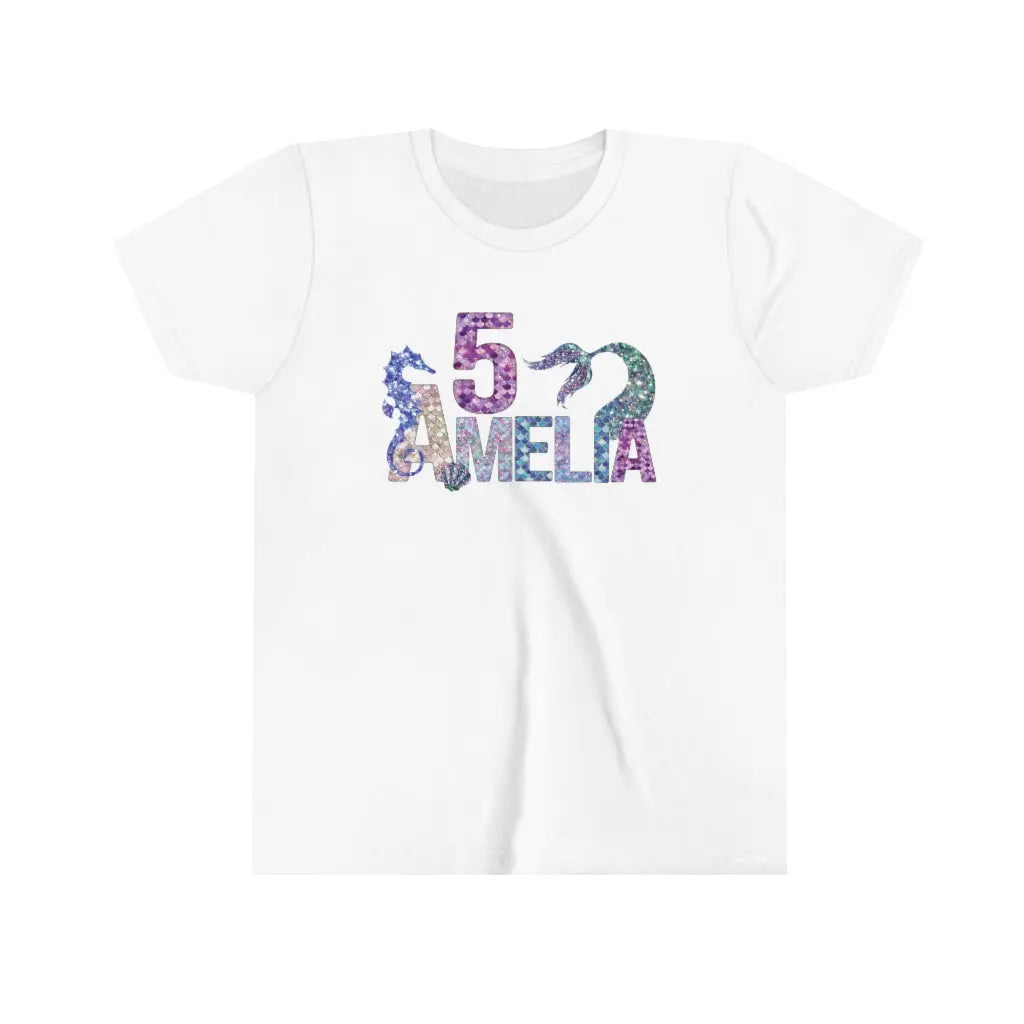 Mermaid Birthday Shirt | Birthday Mermaid Shirt | Any Age Birthday Shirt | GIrls Birthday Shirt | Birthday Girl Shirt - Amazing Faith Designs