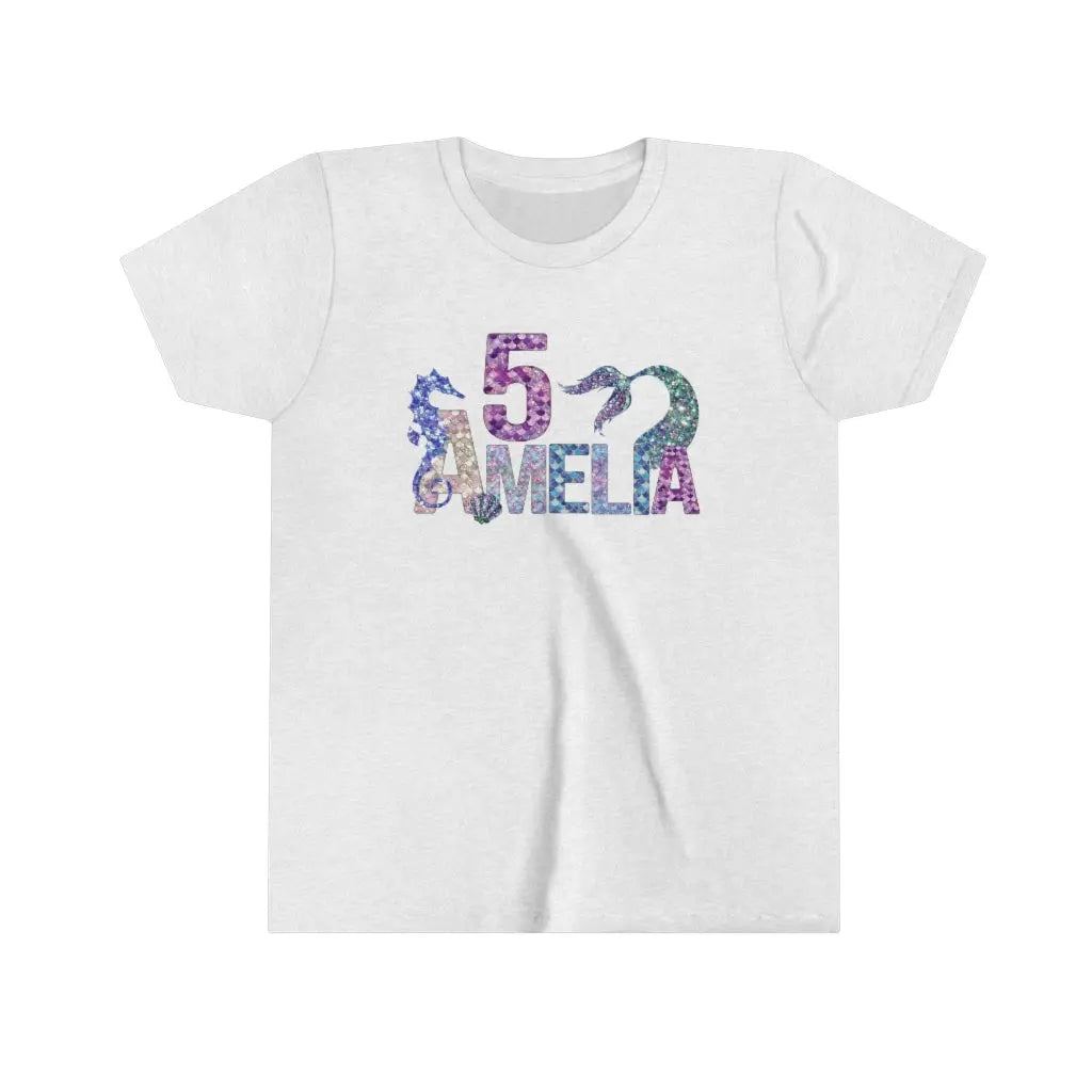 Mermaid Birthday Shirt | Birthday Mermaid Shirt | Any Age Birthday Shirt | GIrls Birthday Shirt | Birthday Girl Shirt - Amazing Faith Designs