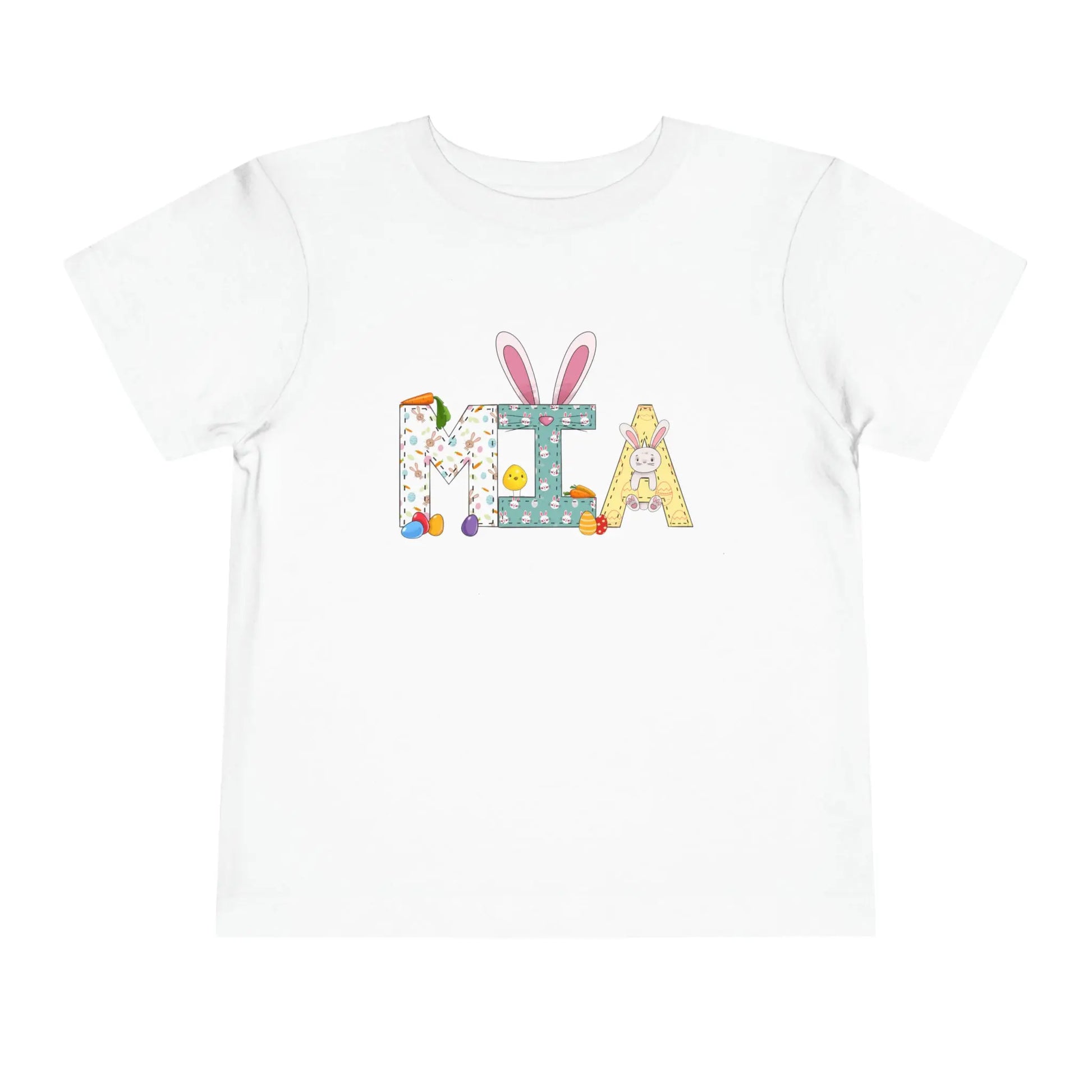 Mia Easter Toddler Short Sleeve Tee Printify