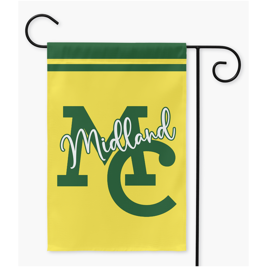 Custom College Letter Garden Flag - Amazing Faith Designs