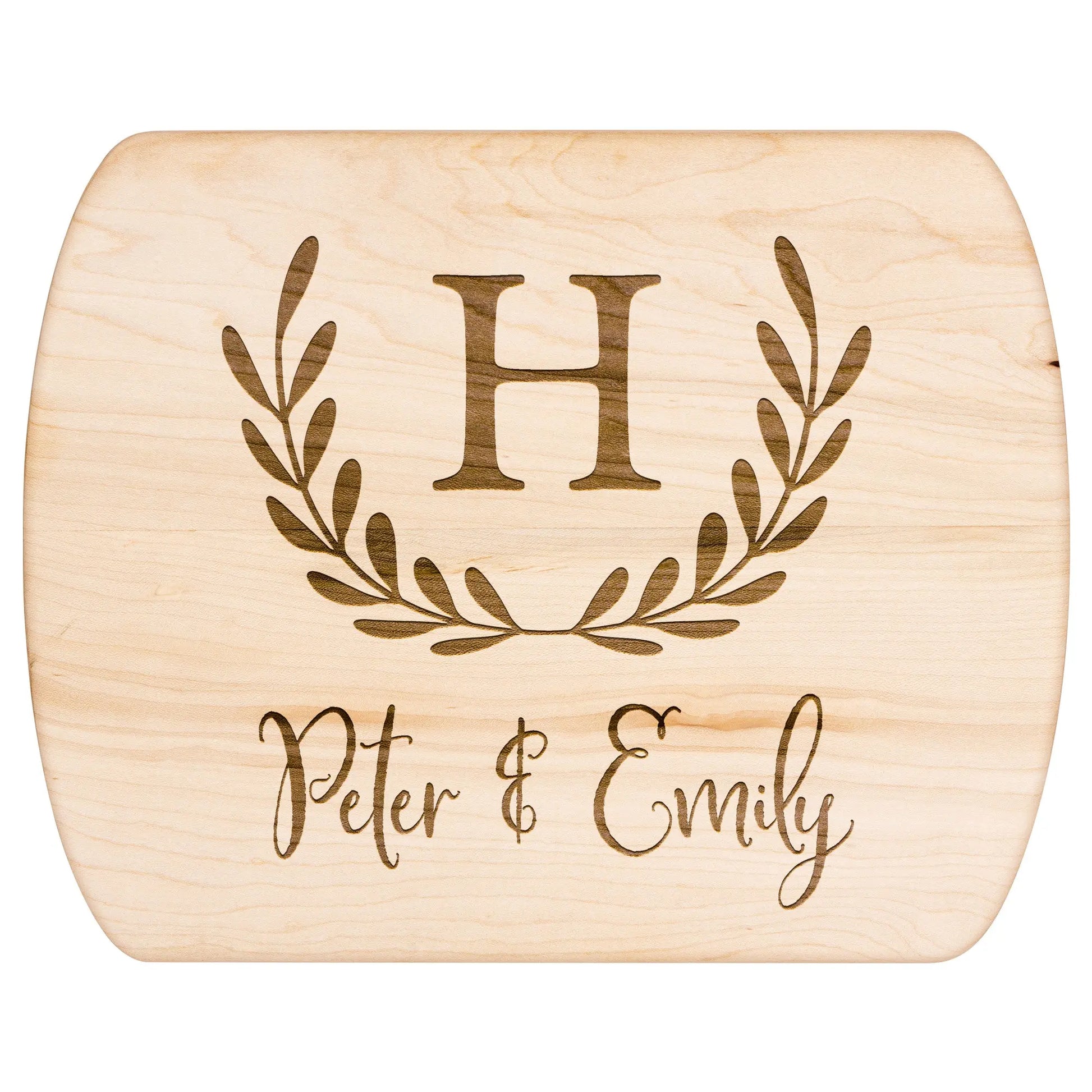Monogram Charcuterie Board - Personalized with Names teelaunch